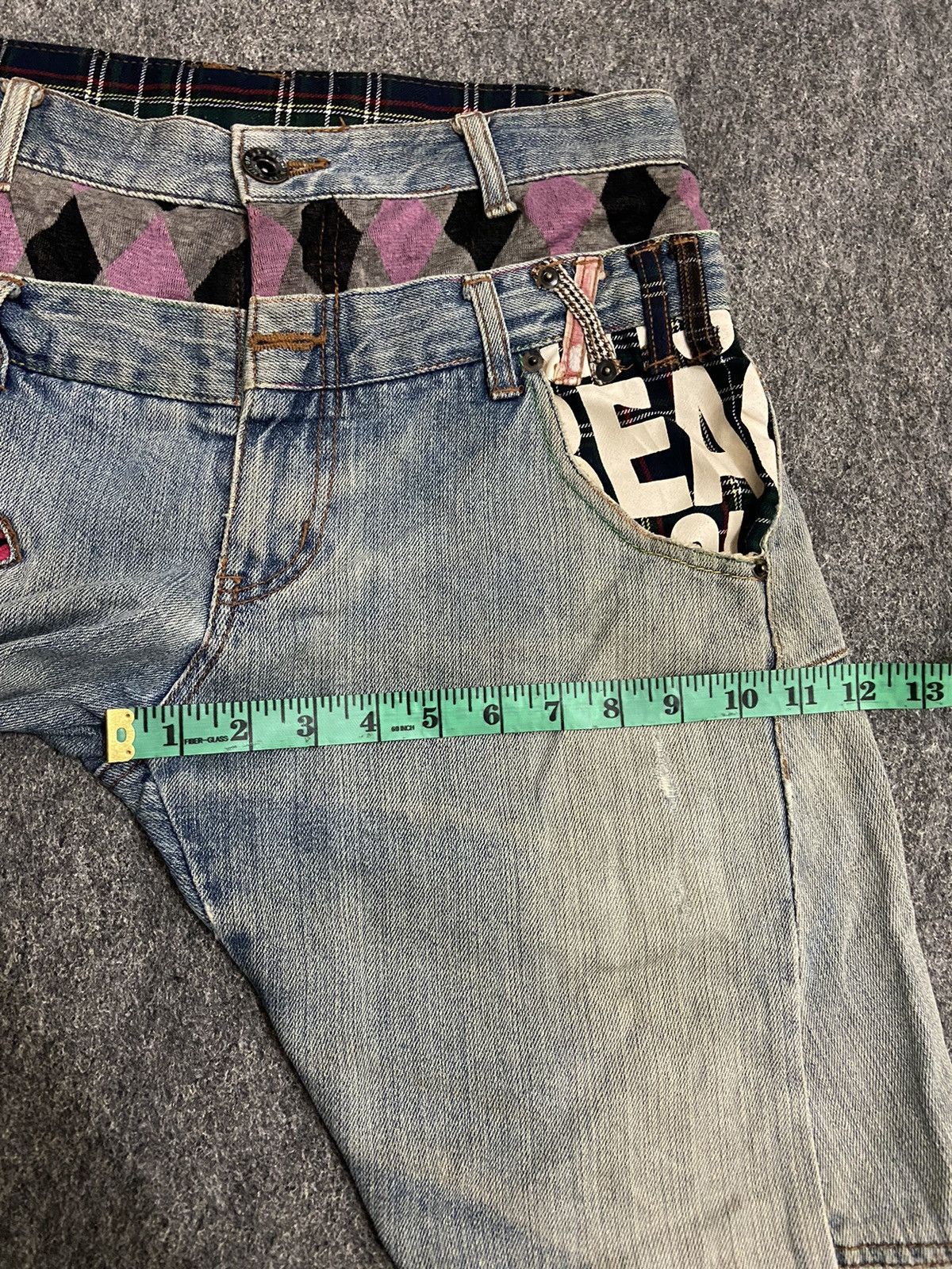 Japanese Brand Double waist Japanese denim shorts Size US 30 / EU 46 - 11 Thumbnail