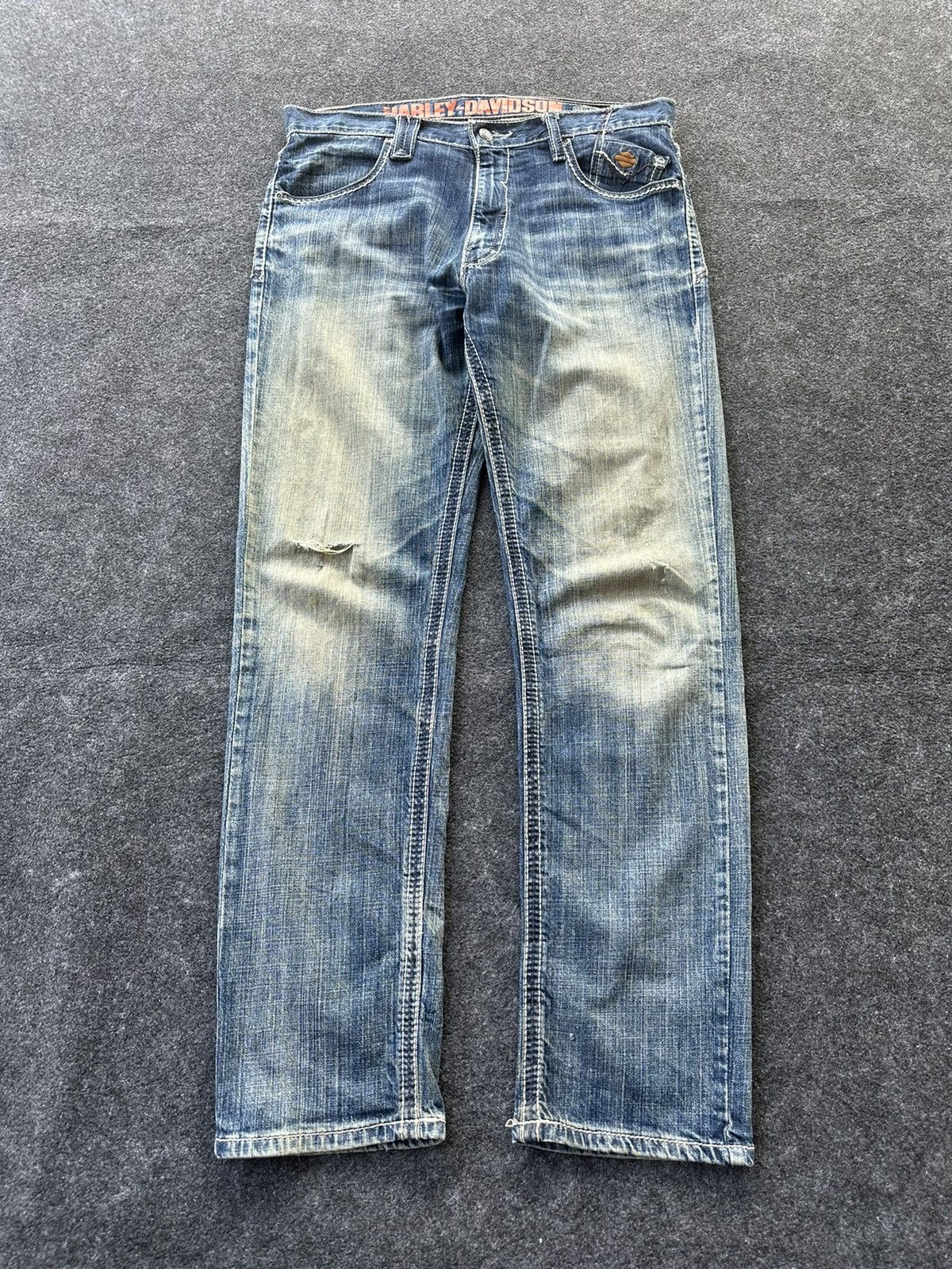 Harley Davidson Harley Davidson Vintage Denim D266 Size US 34 / EU 50 - 1 Thumbnail