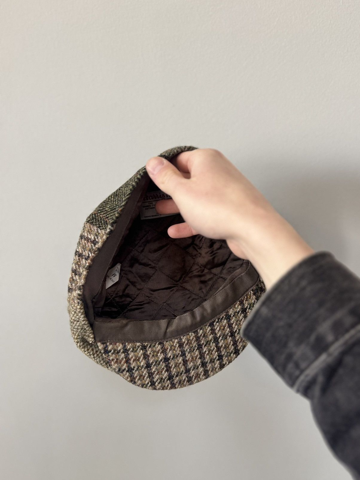 Harris Tweed Harris Tweed Style Hat Wool Flat Cap Made in Scotland size M Size ONE SIZE - 2 Thumbnail
