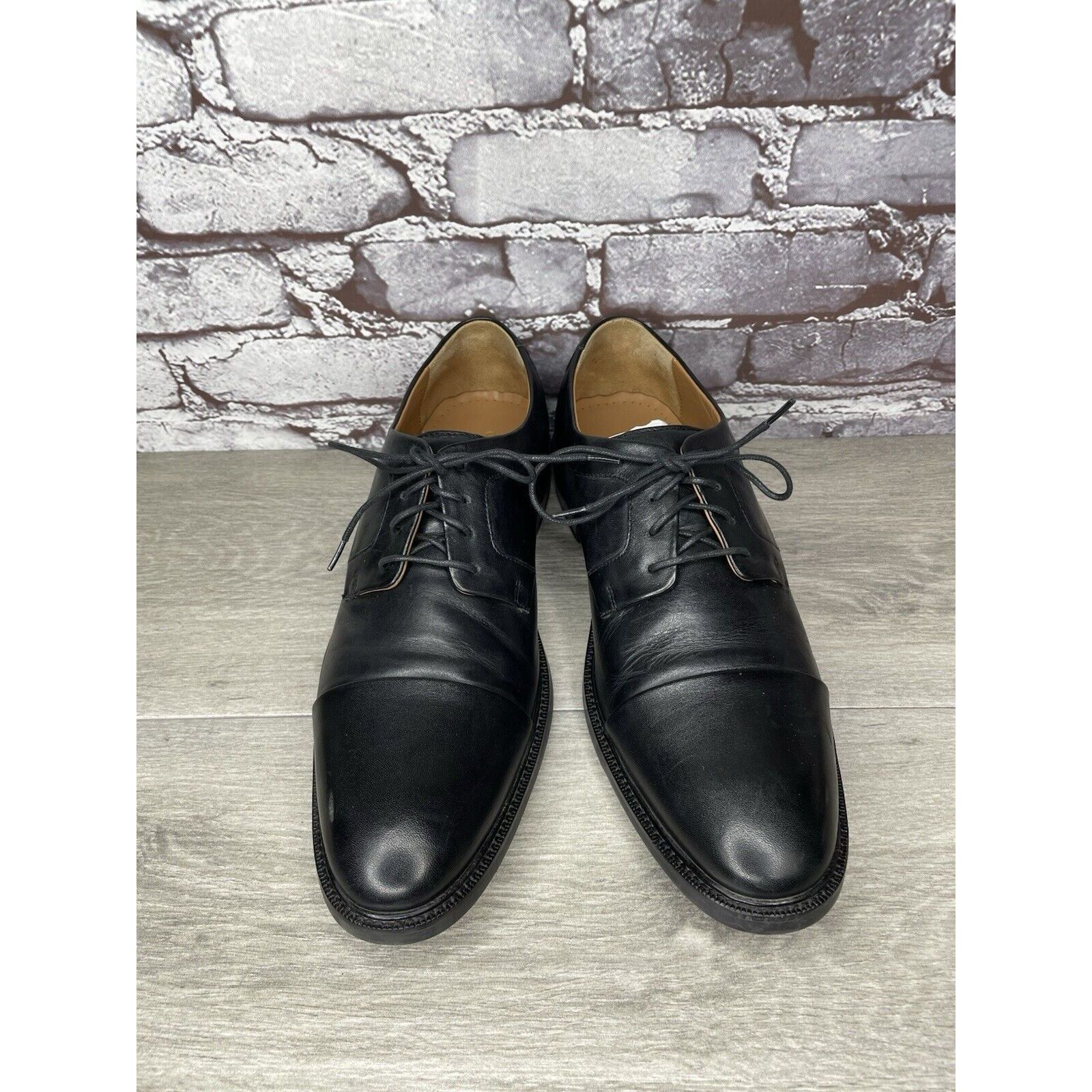 Cole Haan Cole Haan 1928 Black Leather Cap Toe Oxfords Casual Shoes Me Size US 9.5 / EU 42-43 - 14 Thumbnail