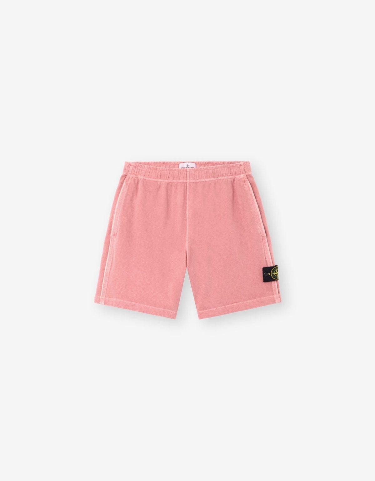 Stone Island Stone Island Pink Old Effect Sweat Shorts Size US 36 / EU 52 - 1 Thumbnail