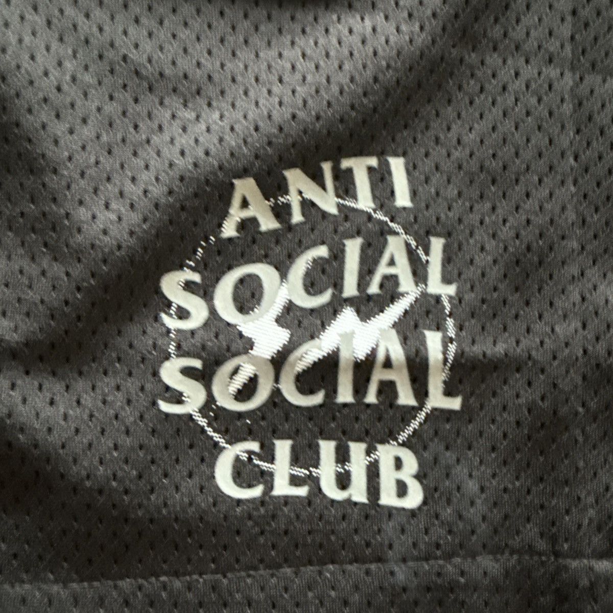 Anti Social Social Club × Fragment Design Anti Social Social Club Black Mesh Shorts Men’s Size L NWT Size US 36 / EU 52 - 3 Thumbnail