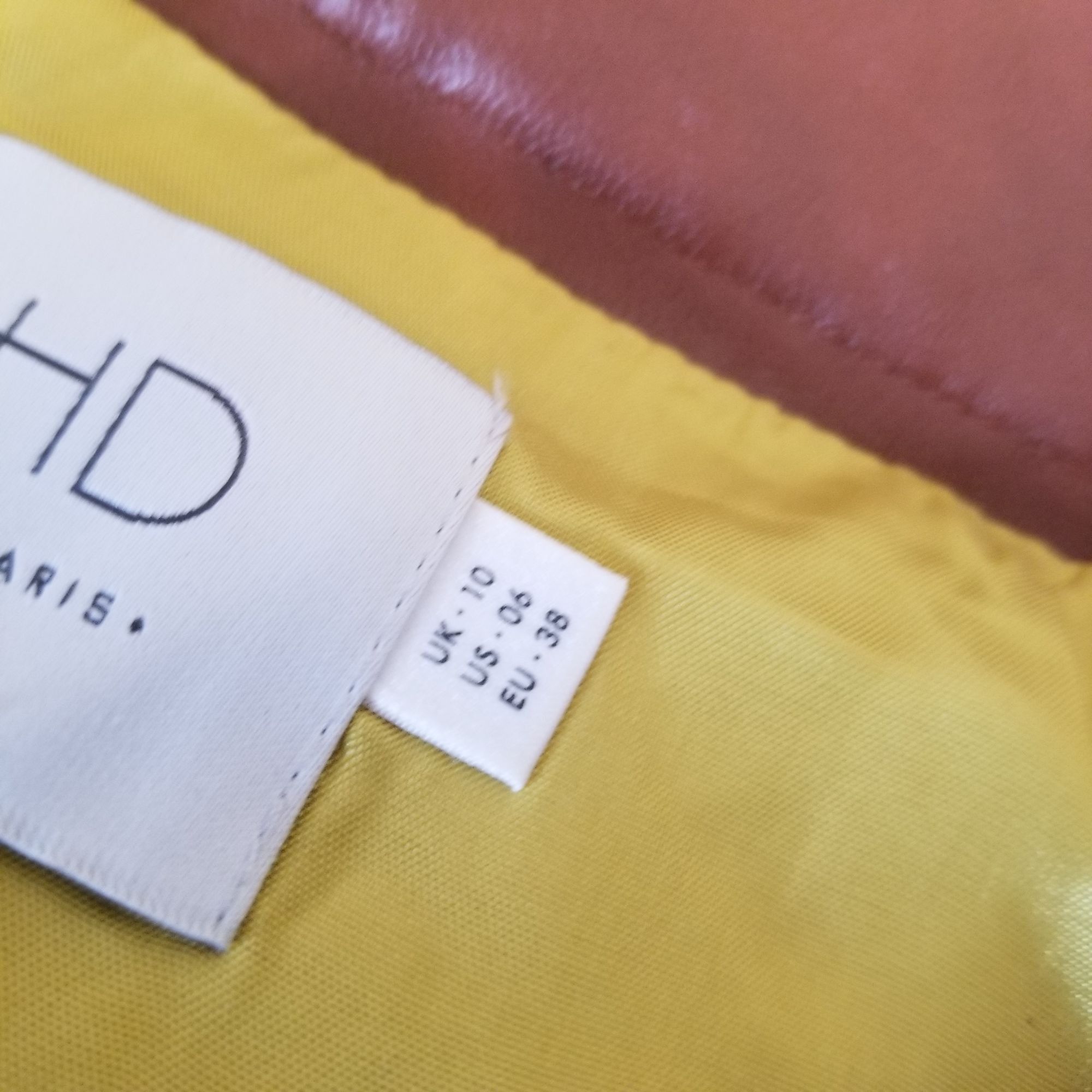 Anthropologie Anthropologie HD in Paris 6 Lemon Yellow Petal Skirt Mini Qu Size 28" / US 6 / IT 42 - 5 Thumbnail