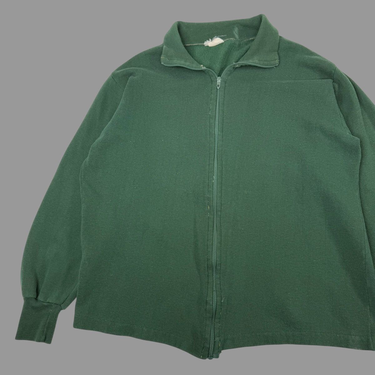 Vintage Vintage 1960s zip up sweatshirt Size US M / EU 48-50 / 2 - 2 Thumbnail