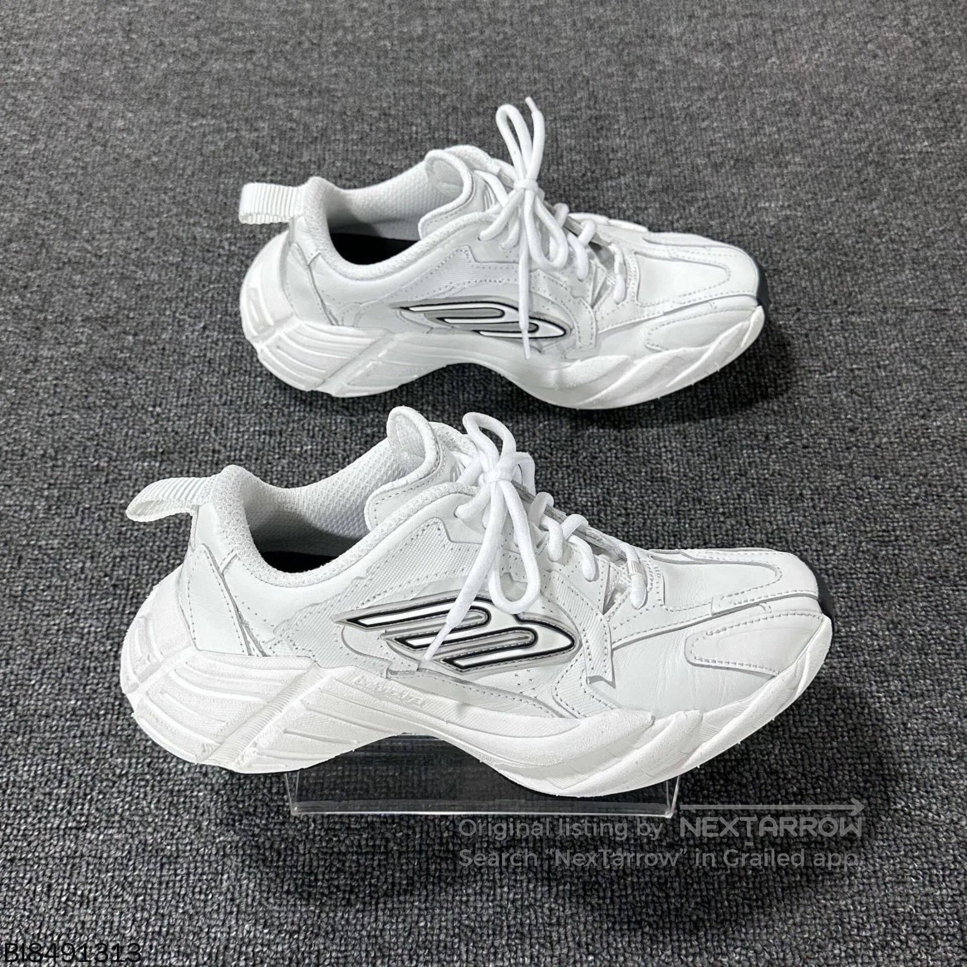 Balenciaga new white Monday sneakers by Balenciaga. Size US 5 / EU 37 - 5 Thumbnail