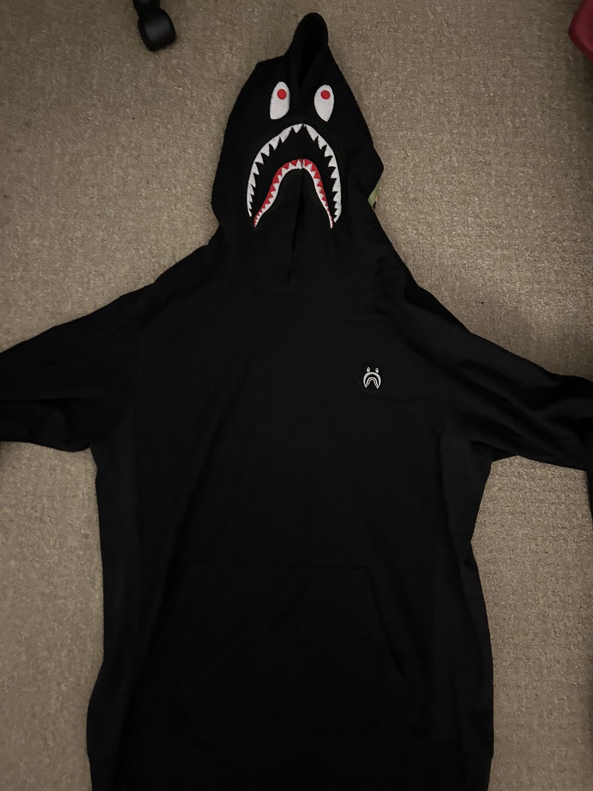 Bape Shark Pullover Hoodie Size US XXL / EU 58 / 5 - 1 Thumbnail