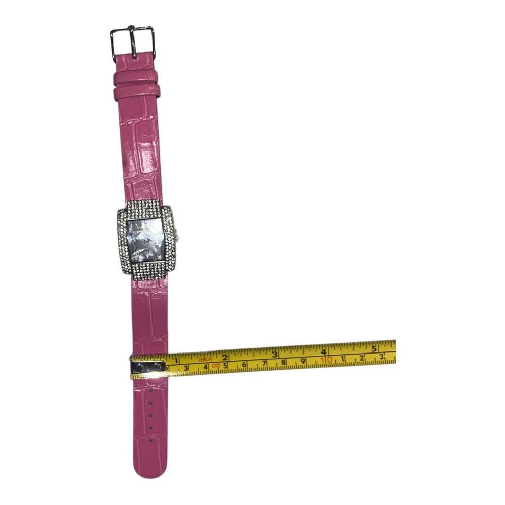 Designer NWOT Y2K Faux Leather Rhinestone Watch Size ONE SIZE - 6 Thumbnail