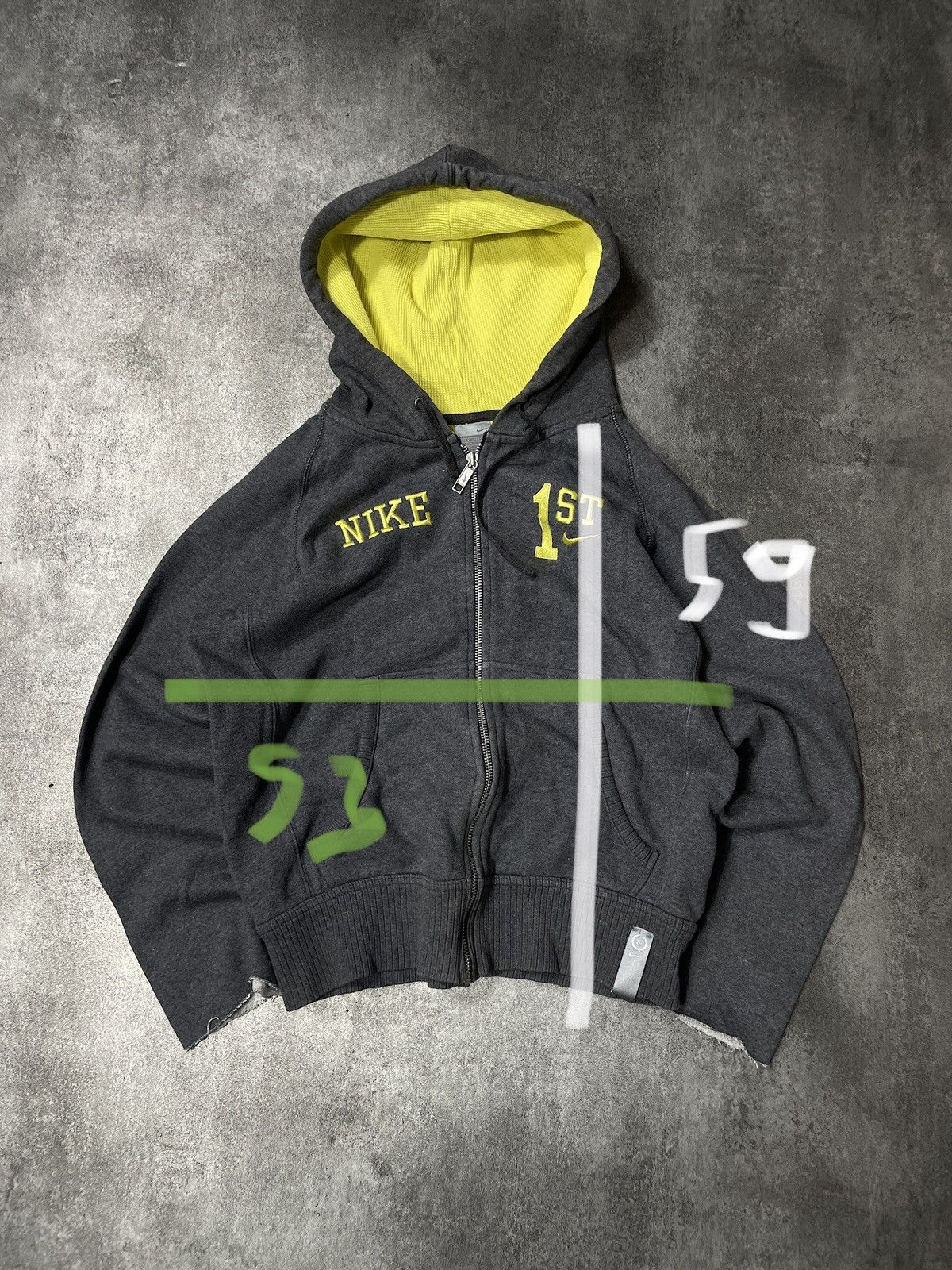 Nike 🔥Offers🔥Nike Vintage Y2K Hoodie Zip Rare Boxy Fit Swoosh Size S / US 4 / IT 40 - 19 Thumbnail