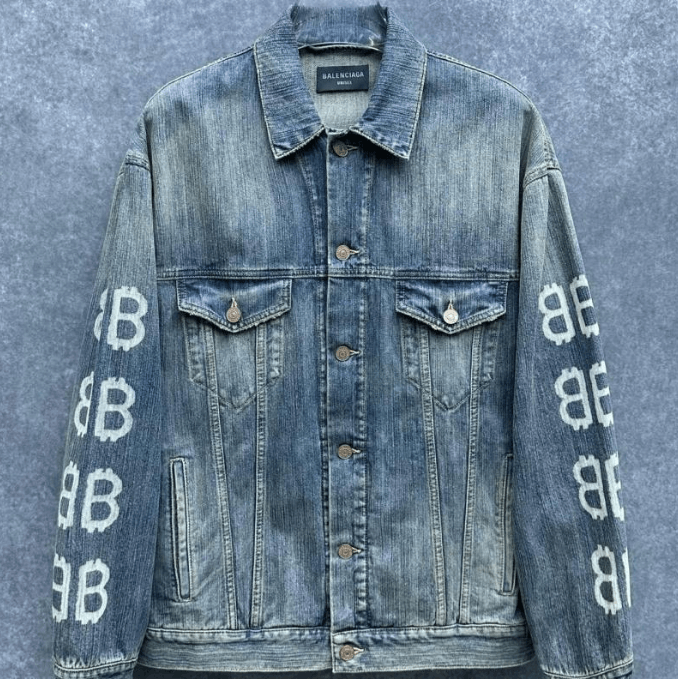 Balenciaga Balenciaga Denim Jacket Size US XXS / EU 40 - 1 Thumbnail