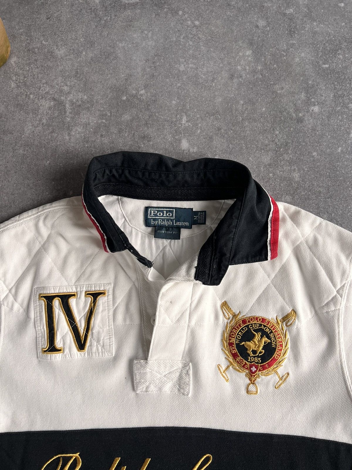 Polo Ralph Lauren × Ralph Lauren × Vintage Vintage Ralph Lauren Polo Shirt Chief Keef y2k Drill Usa Rap Size US M / EU 48-50 / 2 - 4 Thumbnail