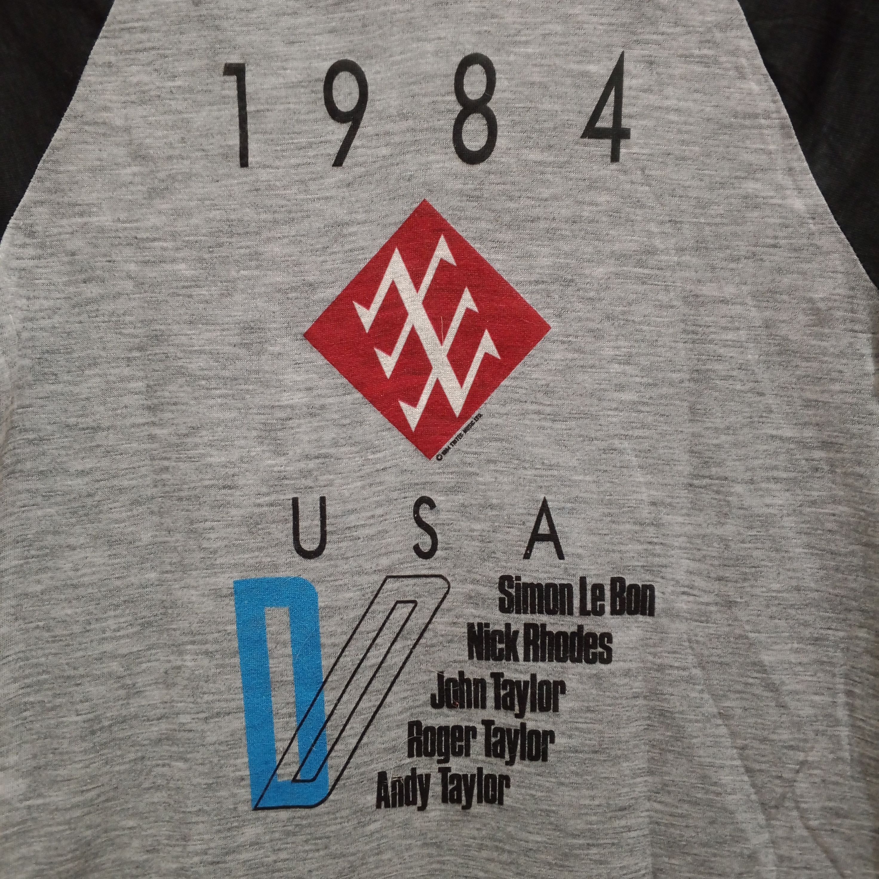 Band Tees Vintage Duran Duran Raglan Shirt 80s New Wave Band Tee Size US M / EU 48-50 / 2 - 6 Thumbnail