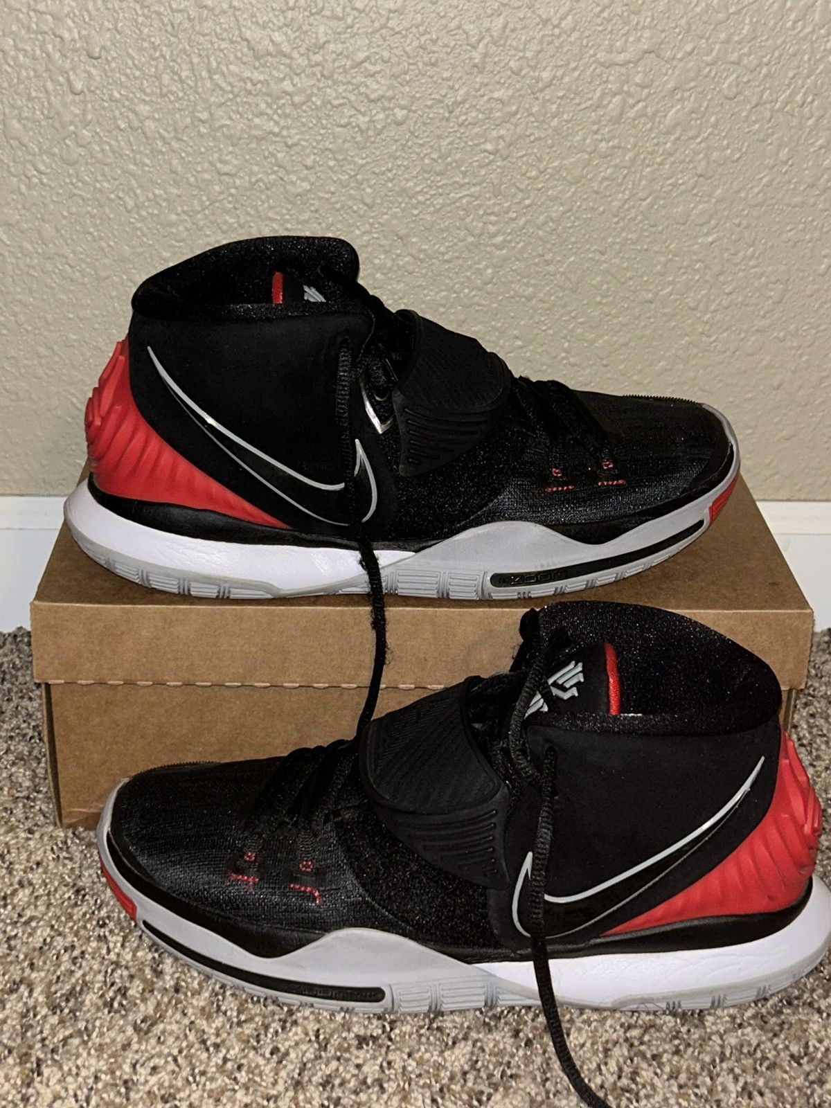 Nike Nike Kyrie 6 Bred Size US 10.5 / EU 43-44 - 1 Thumbnail