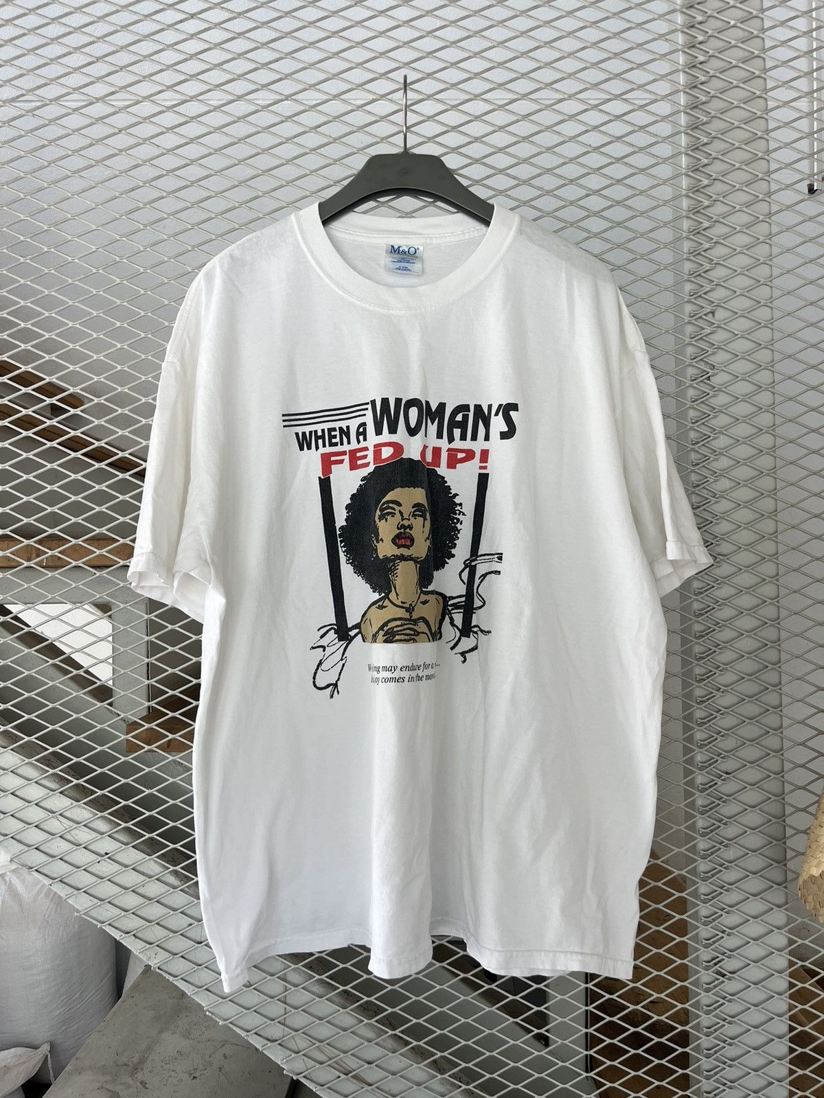 Band Tees × Vintage Vintage When A Woman’s FED UP ! R KELLY Tour 90’s Tshirt Size US XXL / EU 58 / 5 - 2 Thumbnail