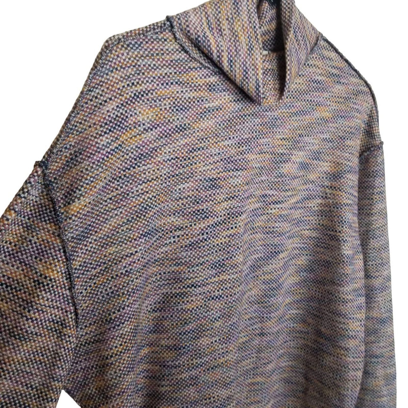 Free People Free People Sunny Days Turtleneck Sweater Size S Oversized Size S / US 4 / IT 40 - 5 Thumbnail