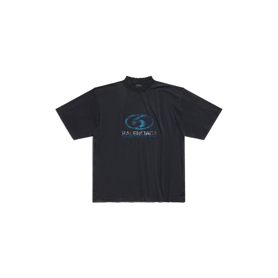 Balenciaga oc11z0625 Surfer T-Shirt Medium Fit in Black Size M / US 6-8 / IT 42-44 - 1 Thumbnail