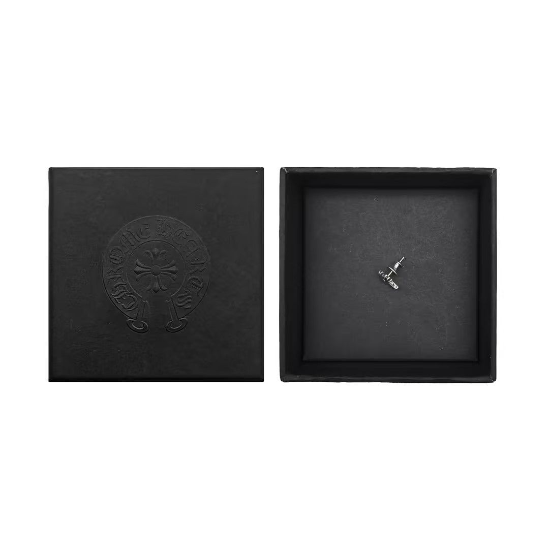 Chrome Hearts Chrome Hearts Silver Cross Earring Stud Size ONE SIZE - 5 Thumbnail