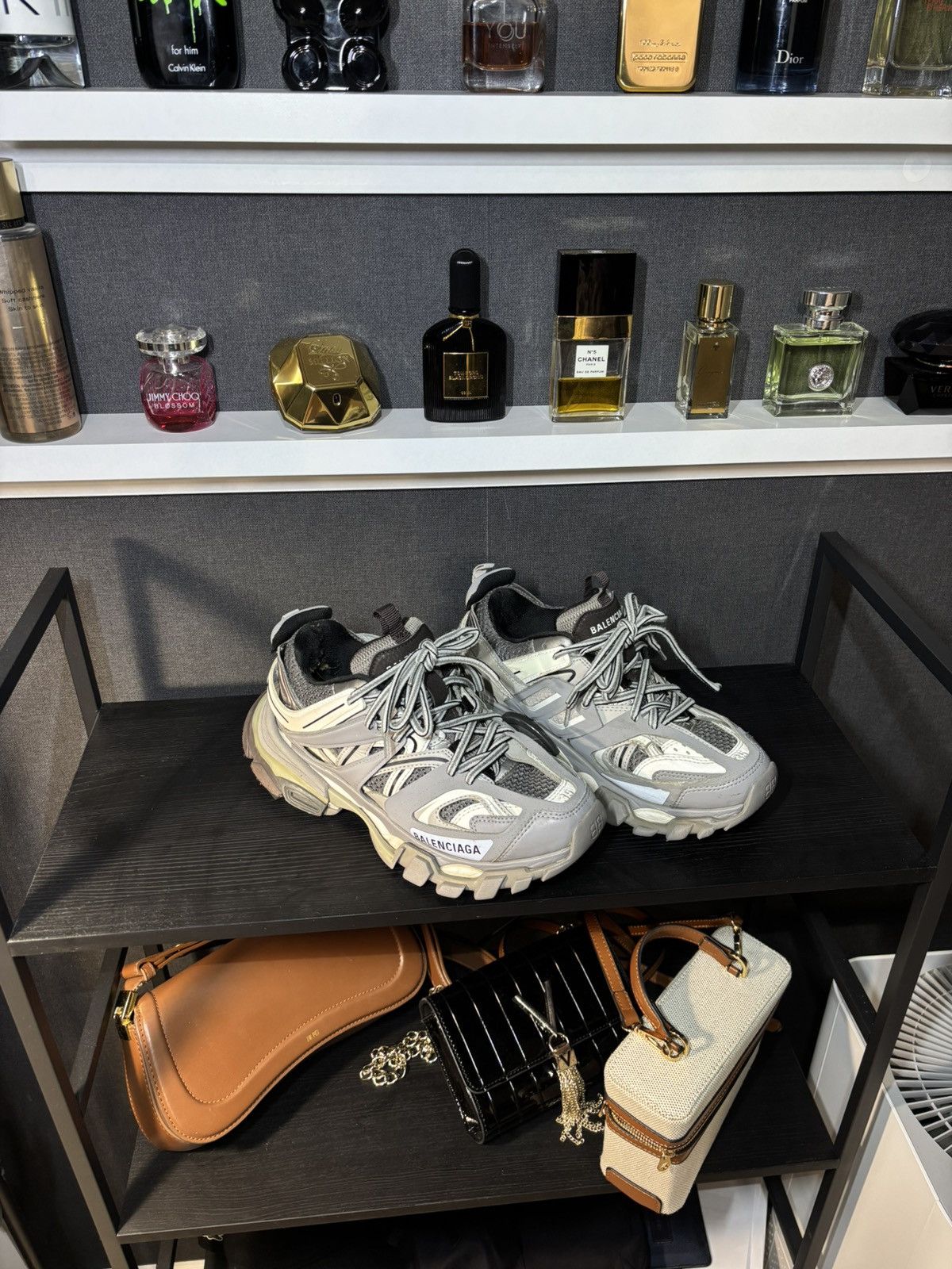Balenciaga Women’s Balenciaga Track gray sneaker Size:35 (ArtNo.542436) Size US 5 / IT 35 - 1 Thumbnail