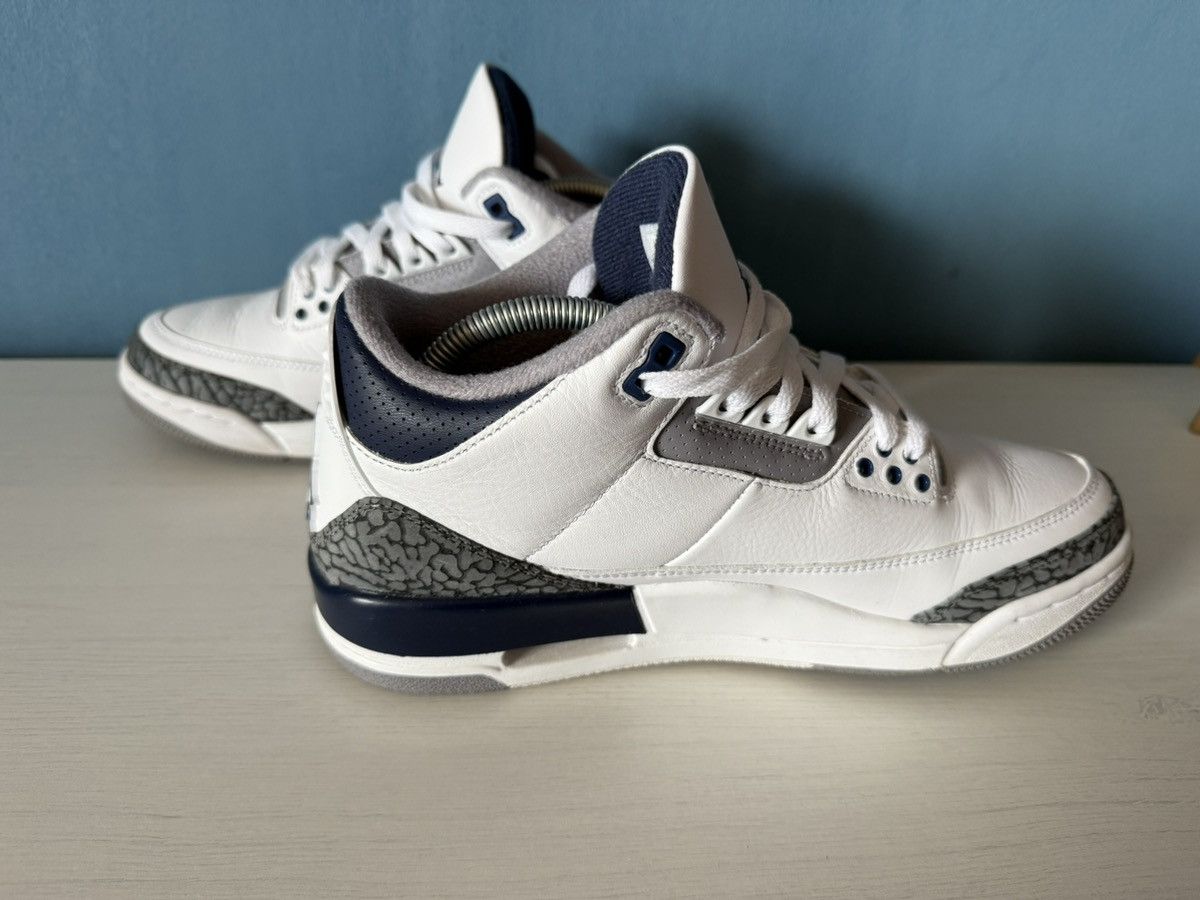 Jordan Brand Air Jordan 3 Midnight Navy Size US 8.5 / EU 41-42 - 2 Thumbnail