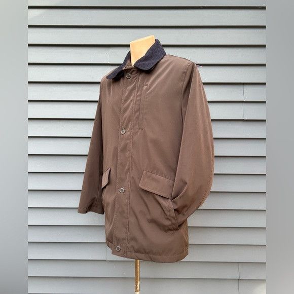 Daniel Hechter Daniel Hechter Paris Mens Brown Wool Lined Field Jacket~M~ Size US M / EU 48-50 / 2 - 4 Thumbnail