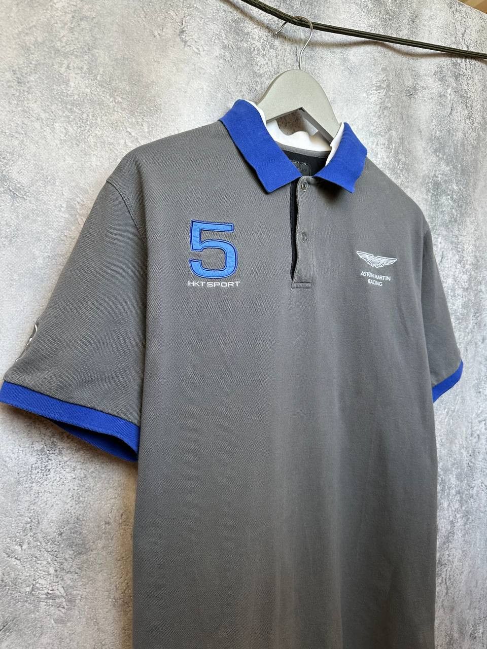 Hackett Hackett x Aston Martin Racing #5 Polo Shirt SS Gray Size US XL / EU 56 / 4 - 4 Thumbnail