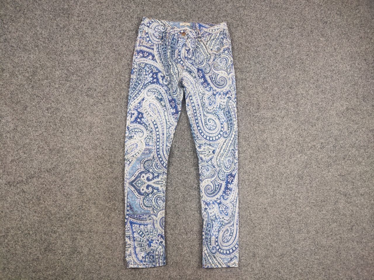 Etro Etro Milano Design Art Pattern Paisley Slim Fit Denim Jeans Size 30" / US 8 / IT 44 - 7 Thumbnail