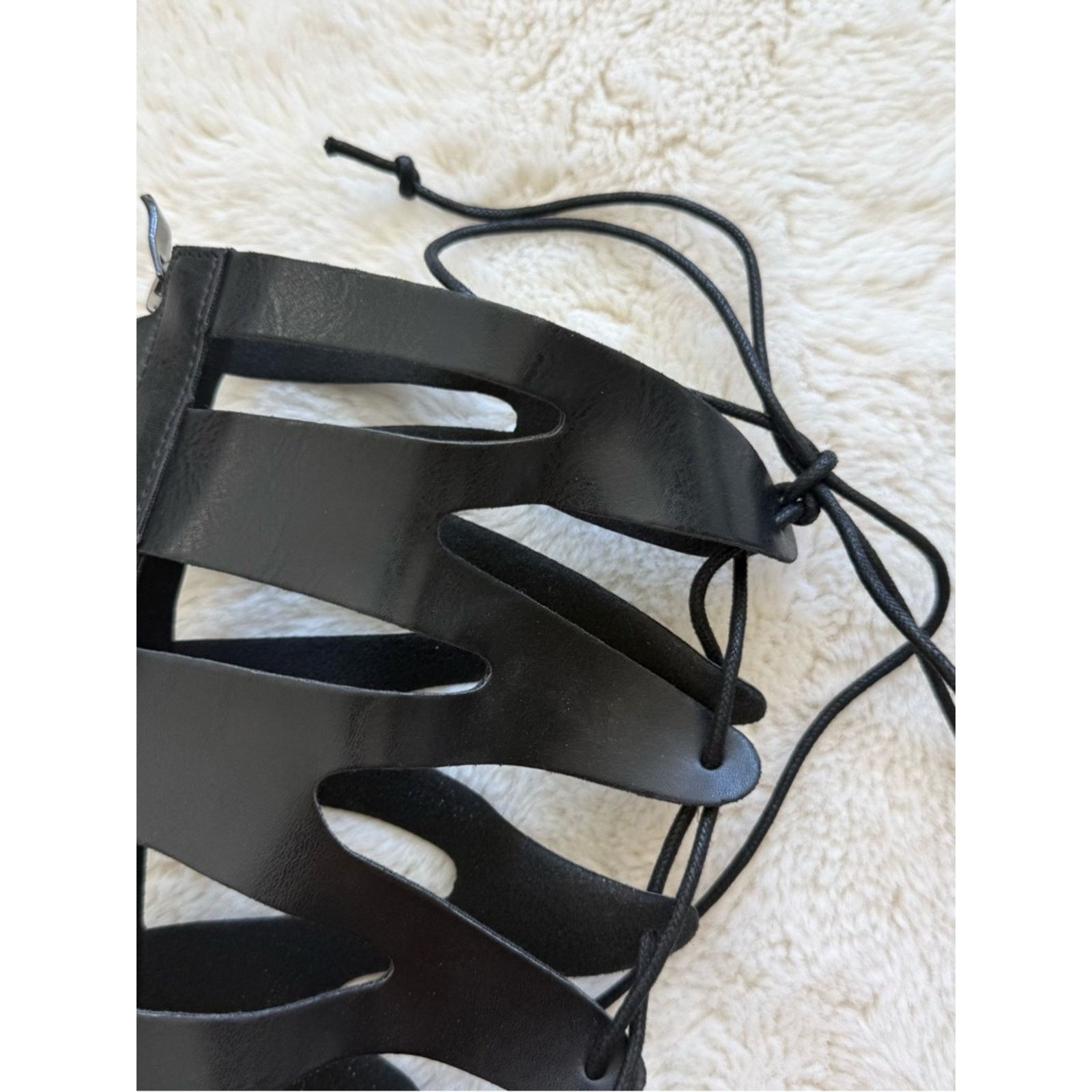 Other Gladiator women black high top sandals size 39EU Size US 9 / IT 39 - 2 Thumbnail