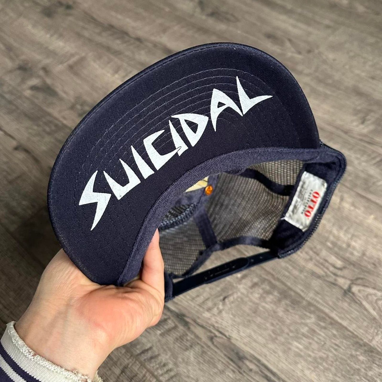 Vintage Vintage 90s 00s Suicidal Tendencies Rock Band Trucker Hat Size ONE SIZE - 2 Thumbnail