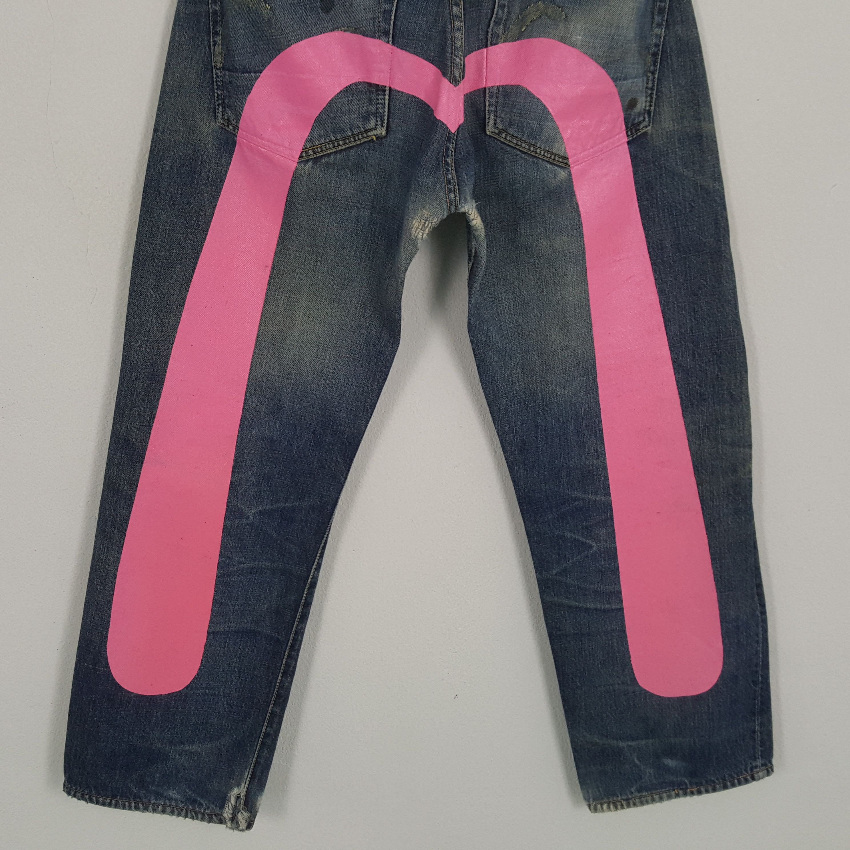 Evisu EVISU Japanese Brand Streetwear Custom Daicock Jeans Size US 26 / EU 42 - 3 Thumbnail