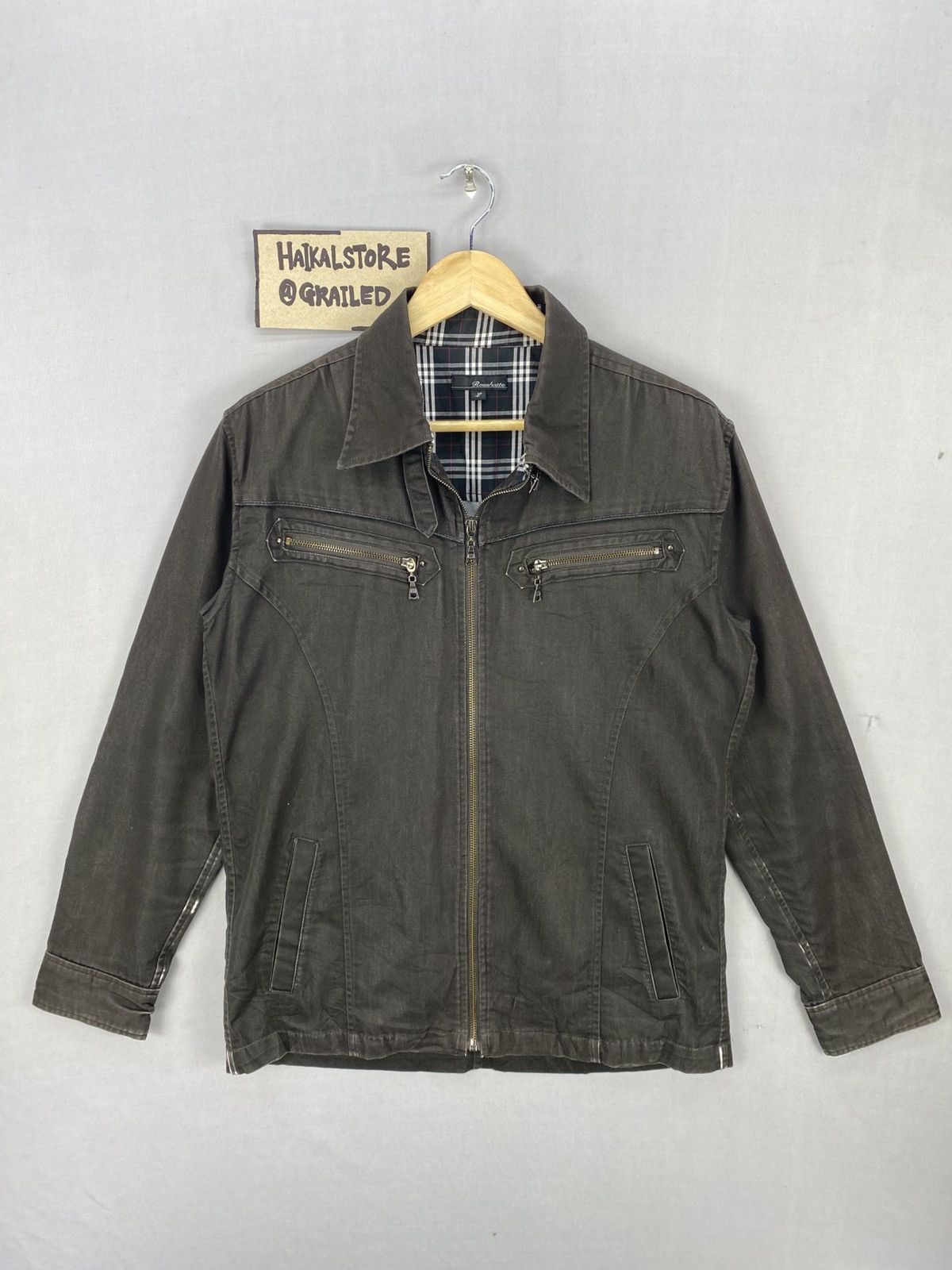 Japanese Brand Vintage 90’s Roushatte Zipper Up Light Jacket Size US M / EU 48-50 / 2 - 1 Thumbnail
