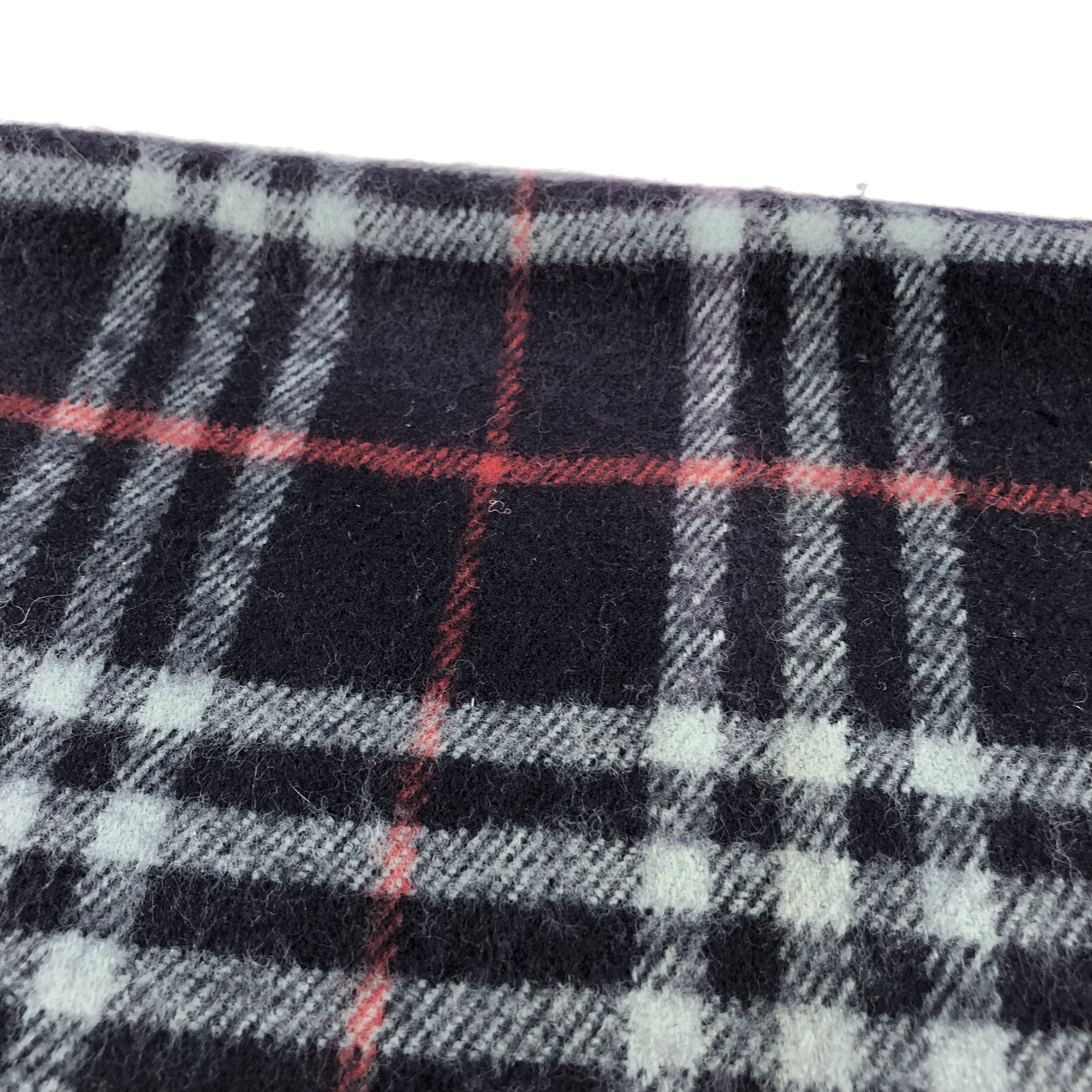 Burberry Burberrys Nova Check Blue Wool Scarf Muffler V996 Size ONE SIZE - 7 Thumbnail