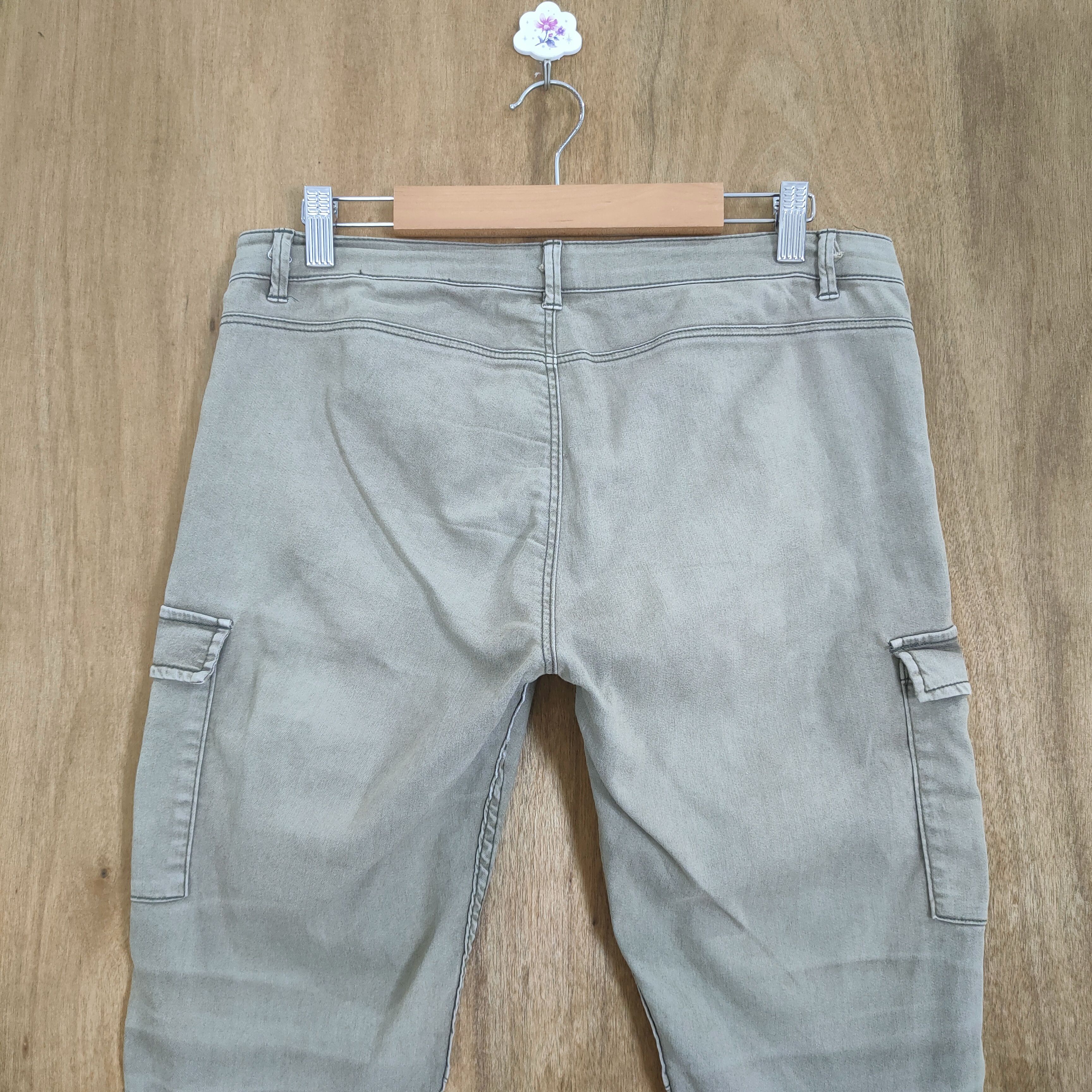 Japanese Brand JAPANESE FADED SKINNY CARGO PANTS Size US 30 / EU 46 - 8 Thumbnail