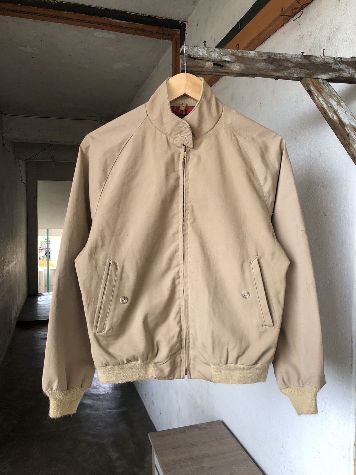Vintage Vintage 80s Cargo Plain Bomber Jacket Talon Zipper Size US M / EU 48-50 / 2 - 5 Thumbnail