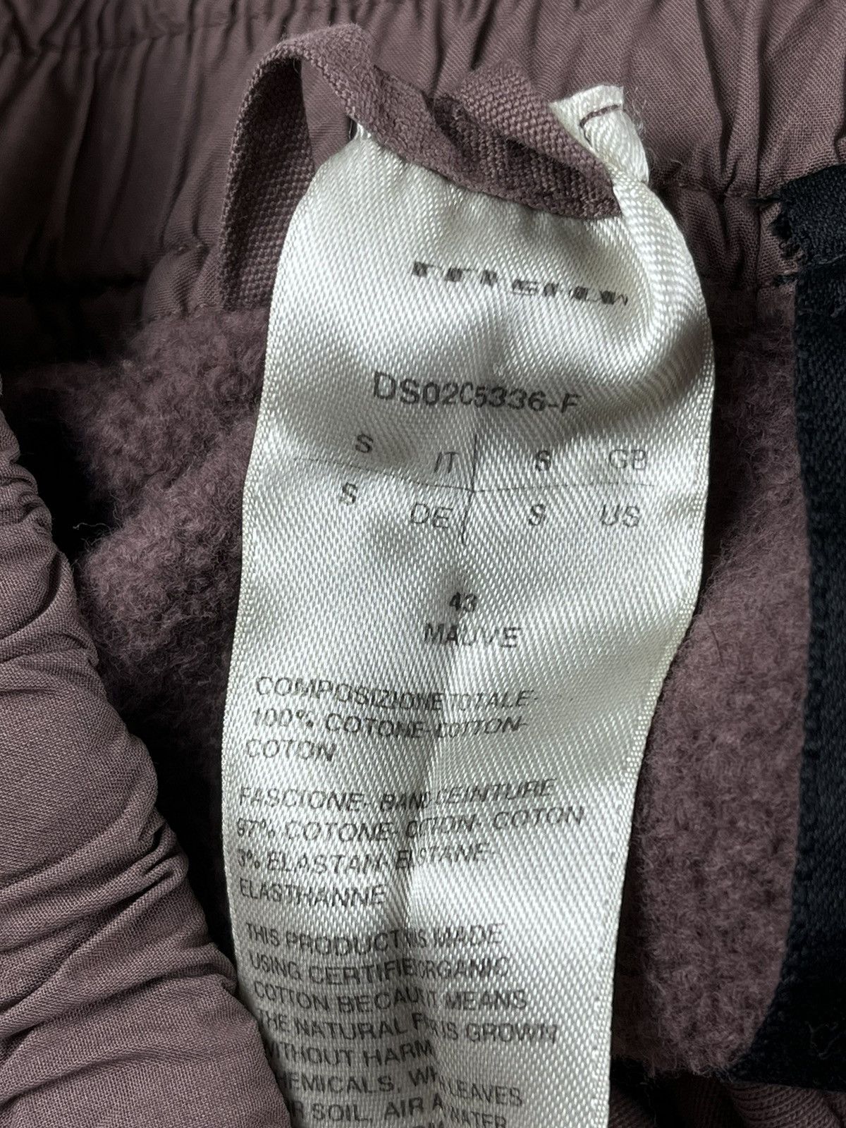 Rick Owens FW23 Rick Owens Easy Pusher Pants Felpa New Size US 30 / EU 46 - 10 Thumbnail