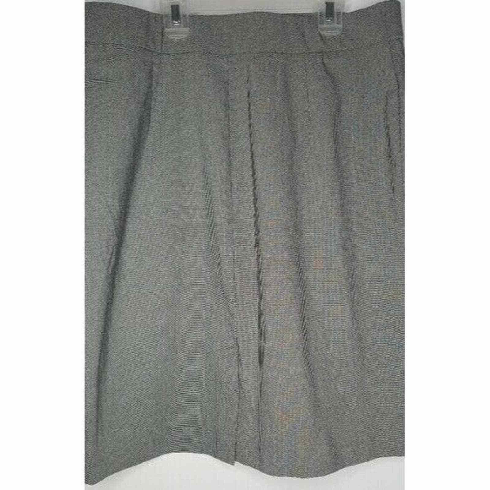 Other Counterparts Pencil Skirt Gray 16 Houndstooth Pattern Dress Size 38" / US 16 / IT 52 - 2 Thumbnail
