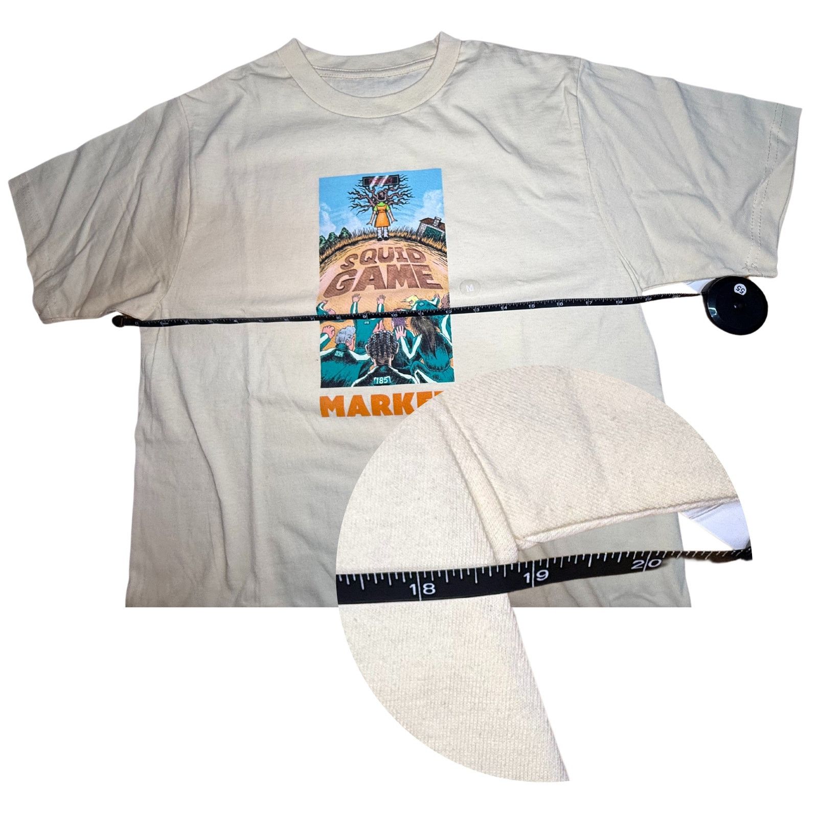 Market MarketStudios x PacSun Squid Game T-Shirt Medium NWT Size US M / EU 48-50 / 2 - 5 Thumbnail