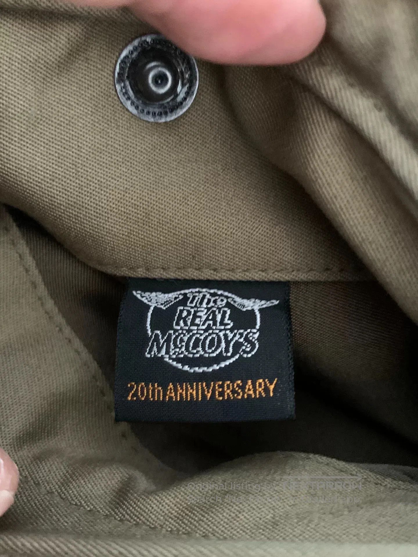 The Real McCoy's THE REAL McCOY'S B10 Jacket with Patch. Size US M / EU 48-50 / 2 - 8 Thumbnail