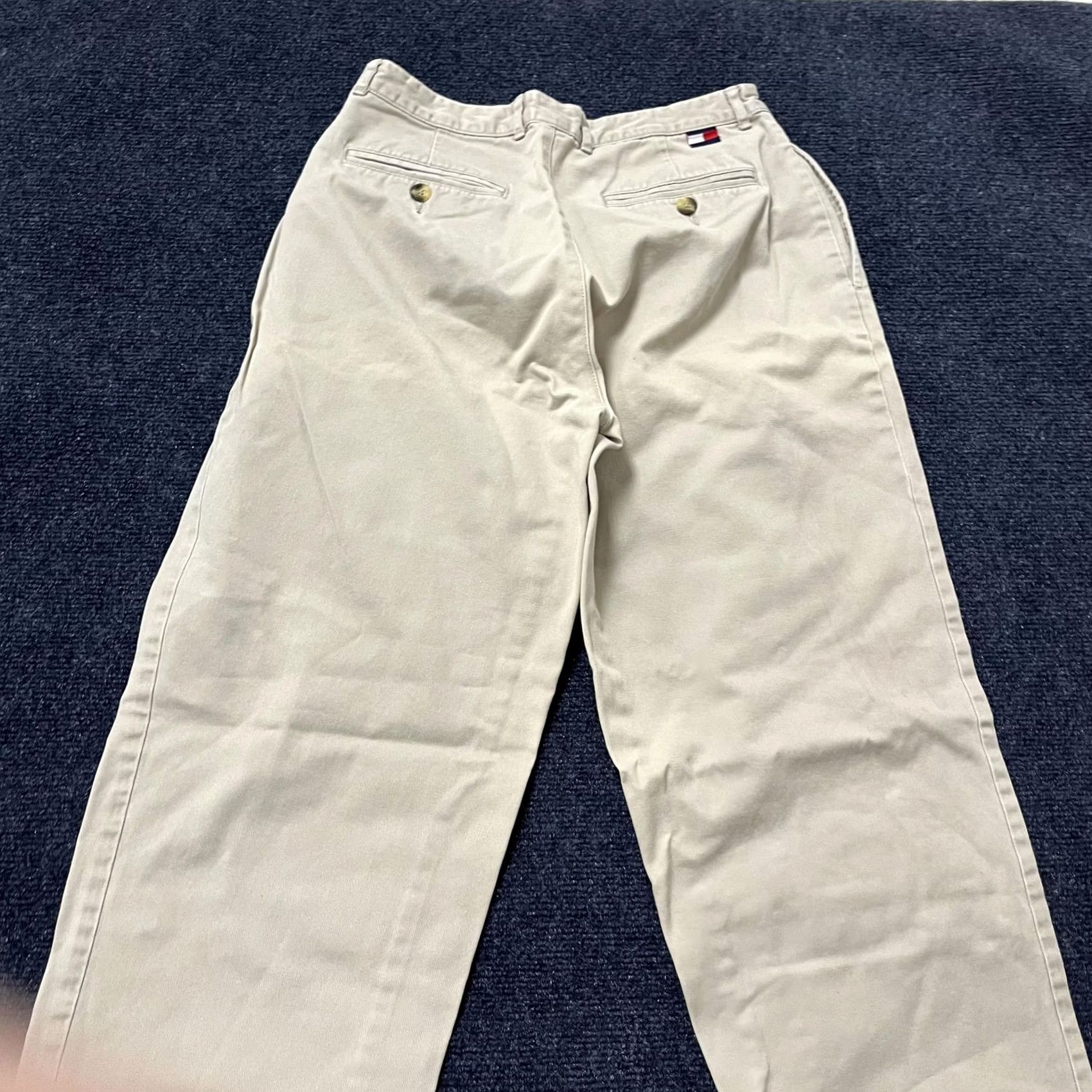 Tommy Hilfiger Tommy Hilfiger Pants Womens 18 Regular Khaki Beige Pleated Chino Dress Casual Work Size 40" / US 18 - 3 Thumbnail
