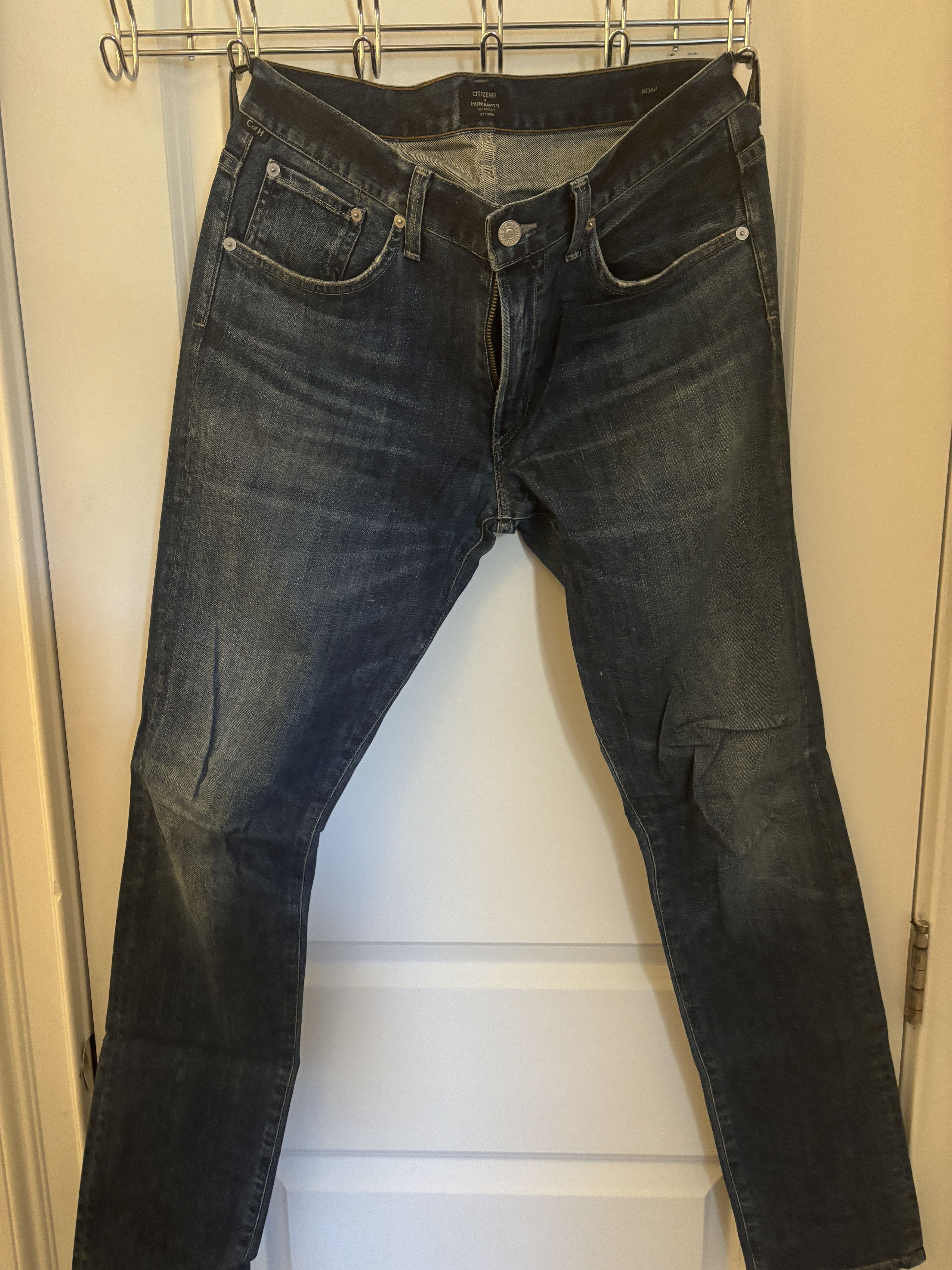 image of Citizens Of Humanity Denim Jeans in Dark Blue Wash, Men's (Size 32)