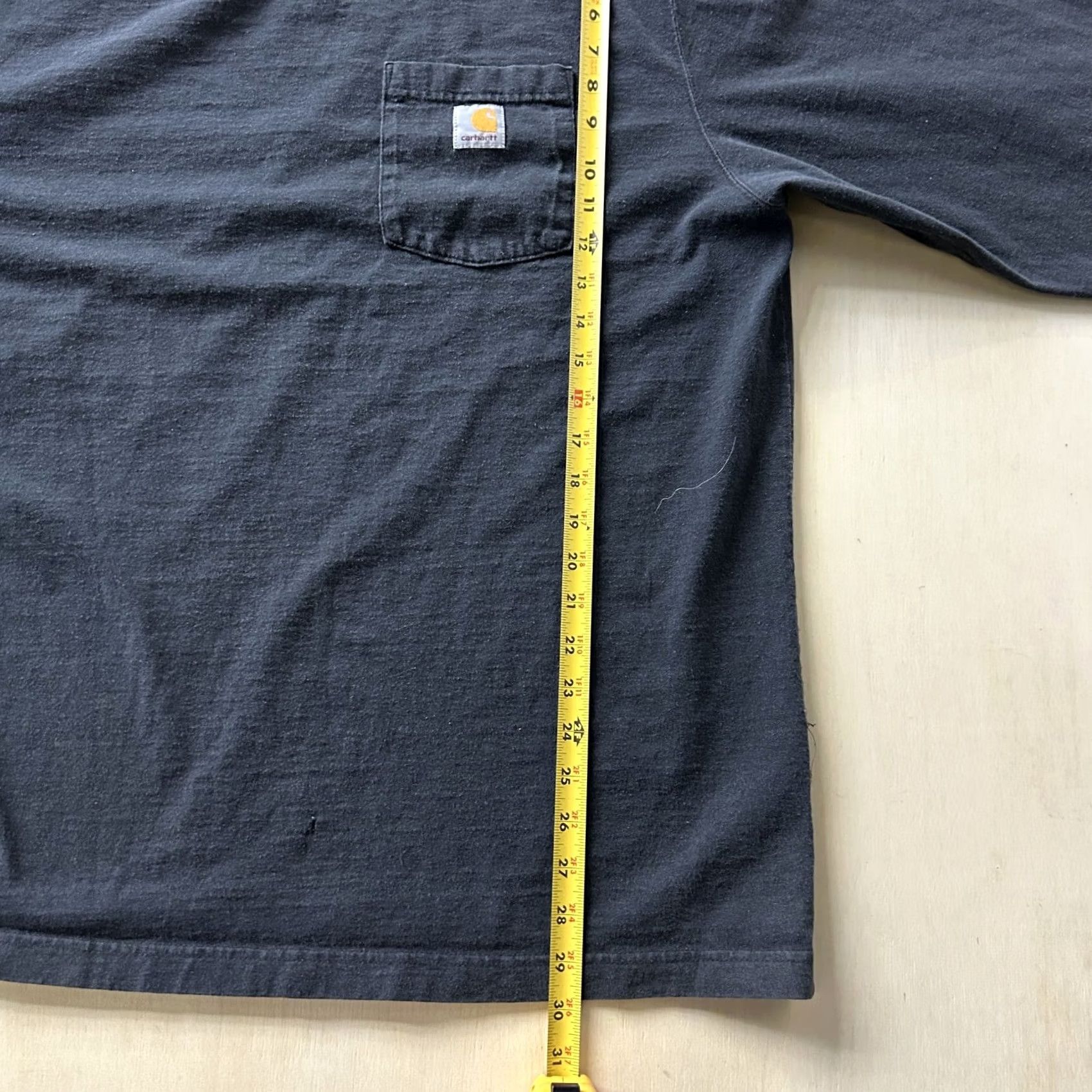 Carhartt Carhartt Shirt Mens XL Black Long Sleeve Pocket Workwear Tagless Tee T-Shirt Size US XL / EU 56 / 4 - 7 Thumbnail