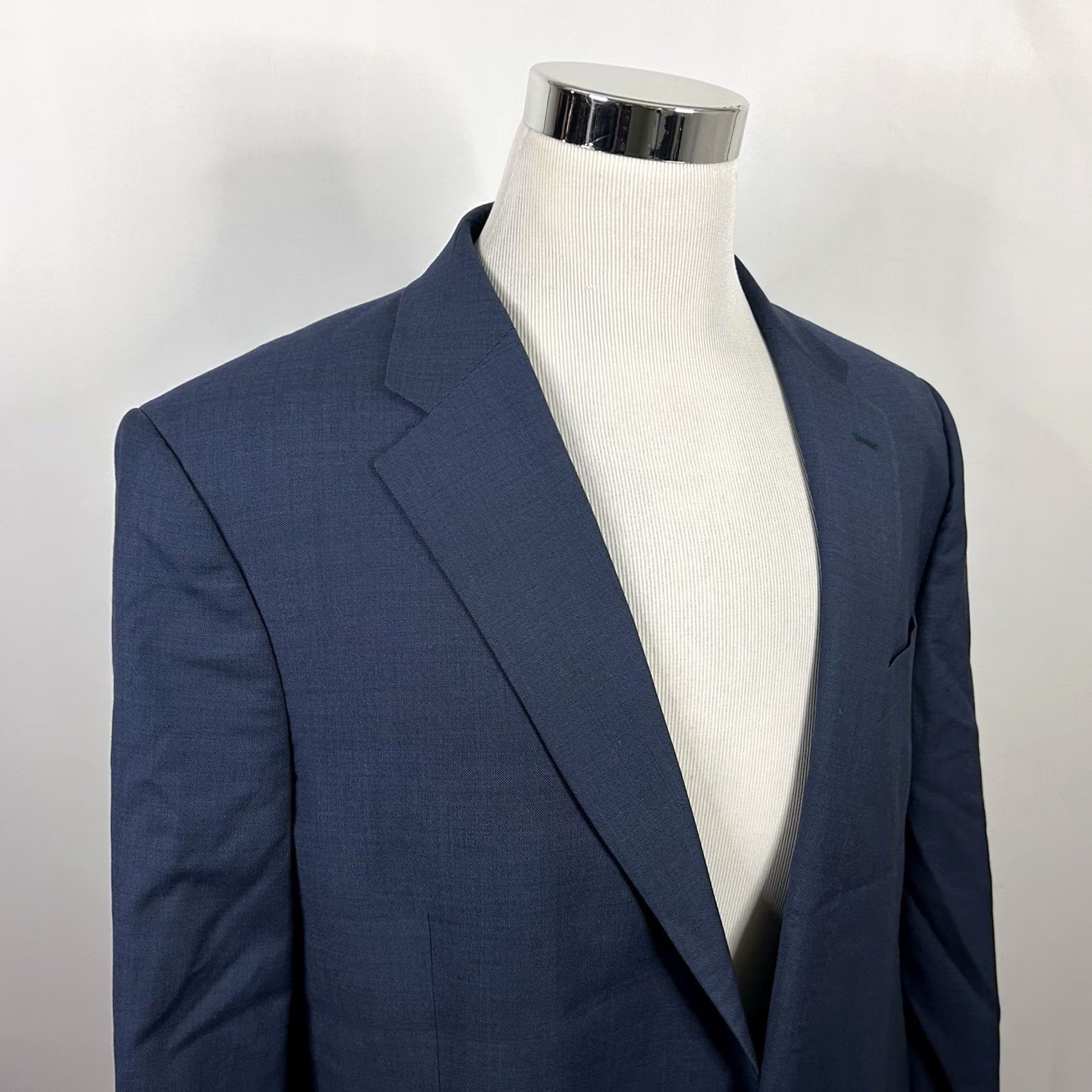 Jos. A. Bank Jos A Bank Sport Coat 46L Regal Fit 100% Wool Blue Two-Button Lined Vented Mens Regular Jacket Coat Size US XS / EU 42 / 0 - 2 Thumbnail