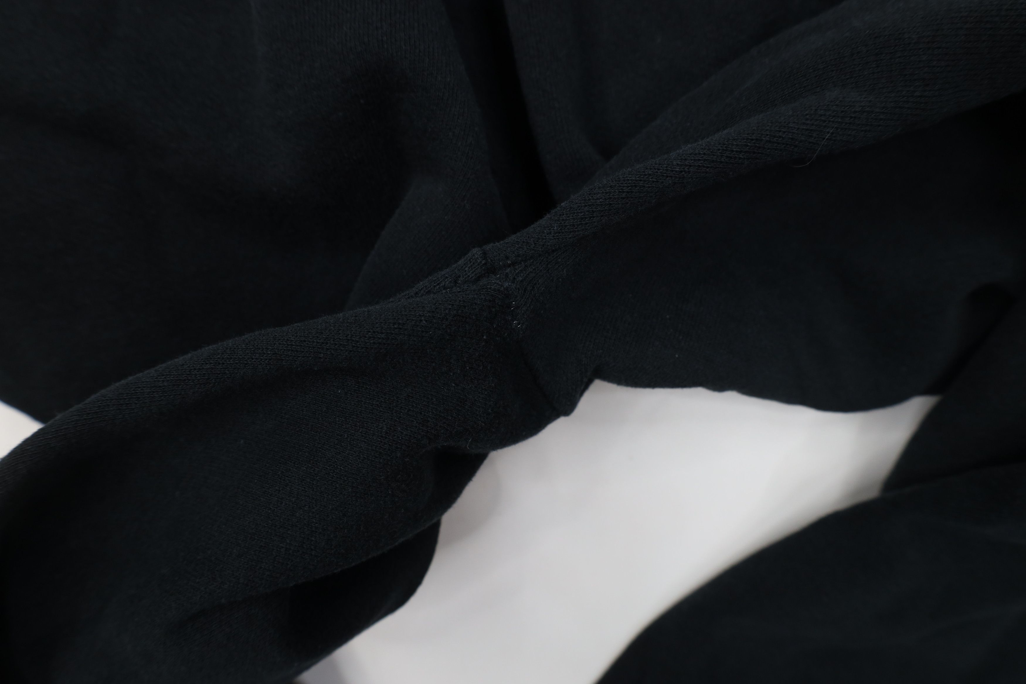 Vintage Vintage 90s Streetwear Blank Sweatpants Joggers Black USA Size 26" / US 2 / IT 38 - 5 Thumbnail