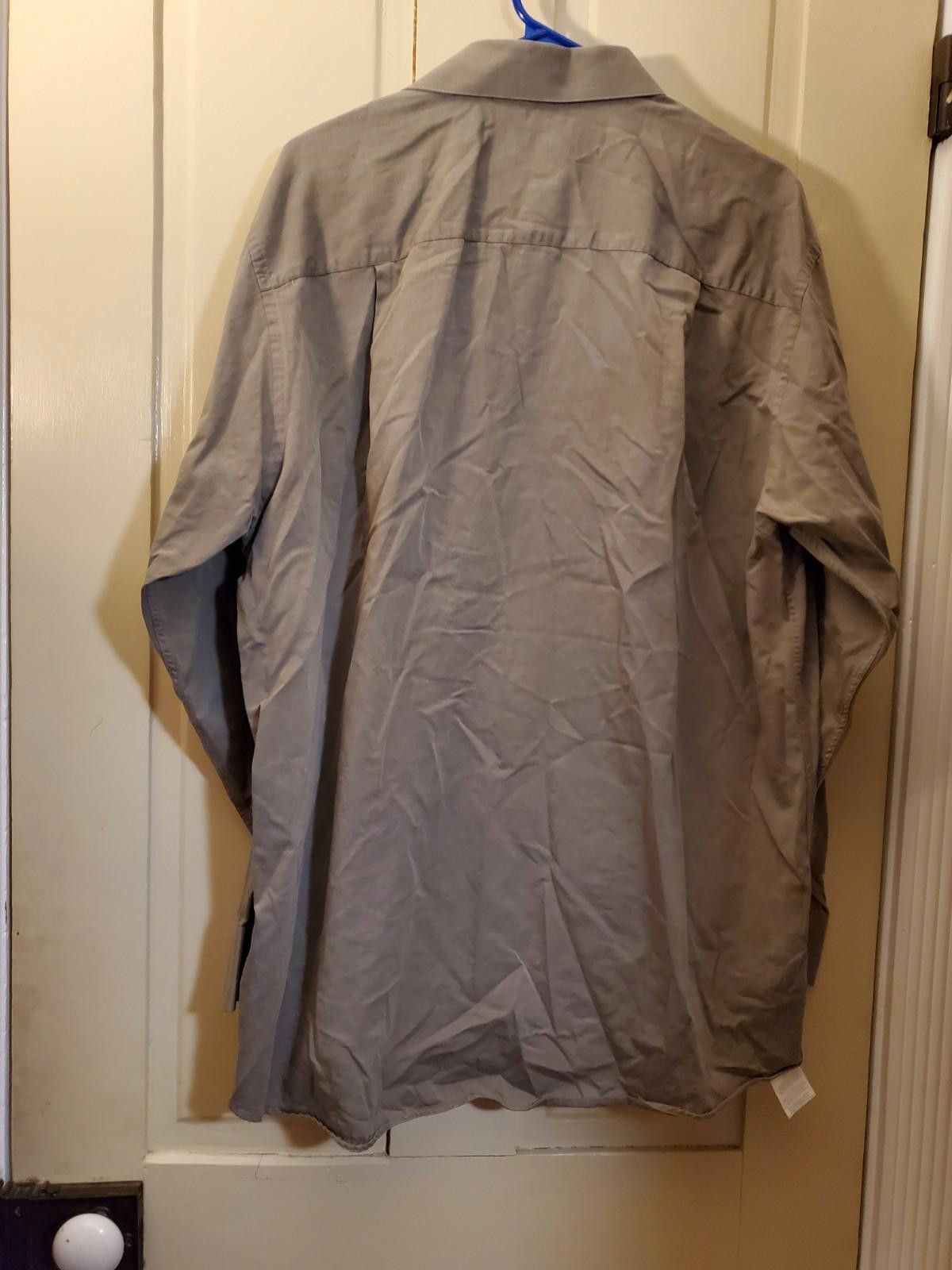 Calvin Klein Calvin Klein Gray Grey LS Dress Shirt Size XL 17 34/35 Size 44R - 5 Thumbnail