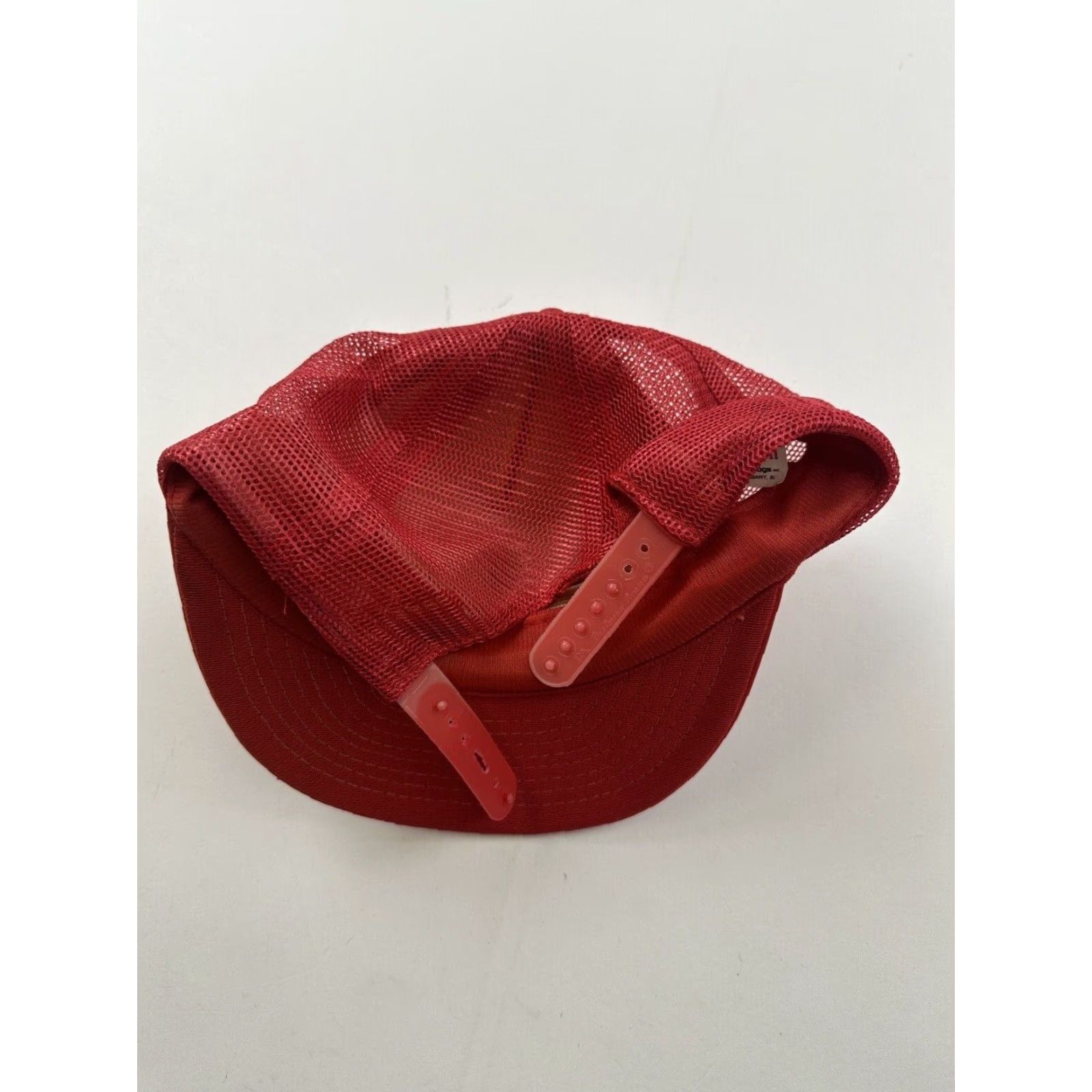 Vintage VINTAGE Super Bowl XXIII Hat Red NFL 1988 Winston Trucker Snapback Adjustable Strapped Boys Mens Size ONE SIZE - 3 Thumbnail