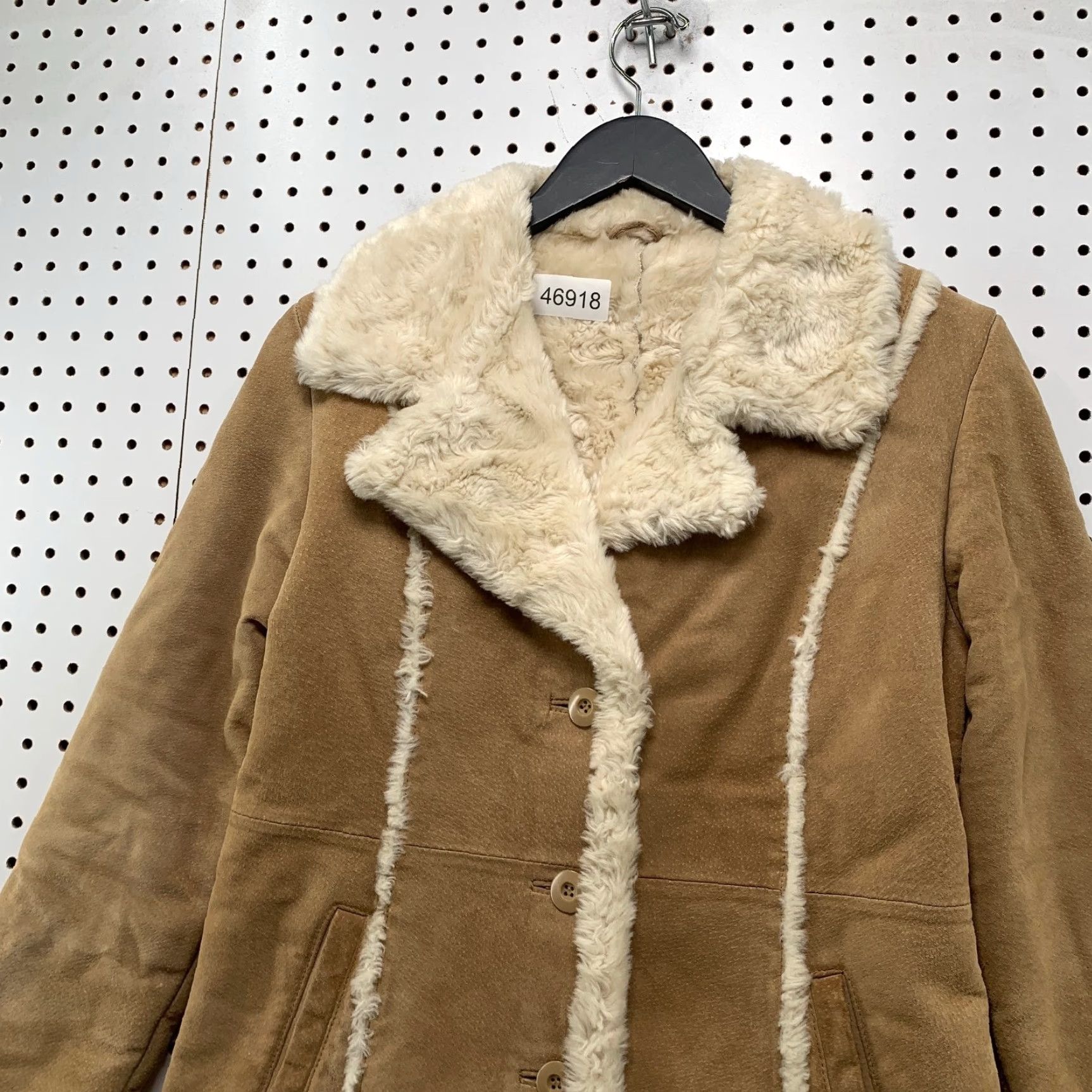 Vintage VINTAGE Wilsons Leather Jacket Womens Small Brown Maxima Shearling Leather Penny Lane Regular Brown Size S / US 4 / IT 40 - 7 Thumbnail