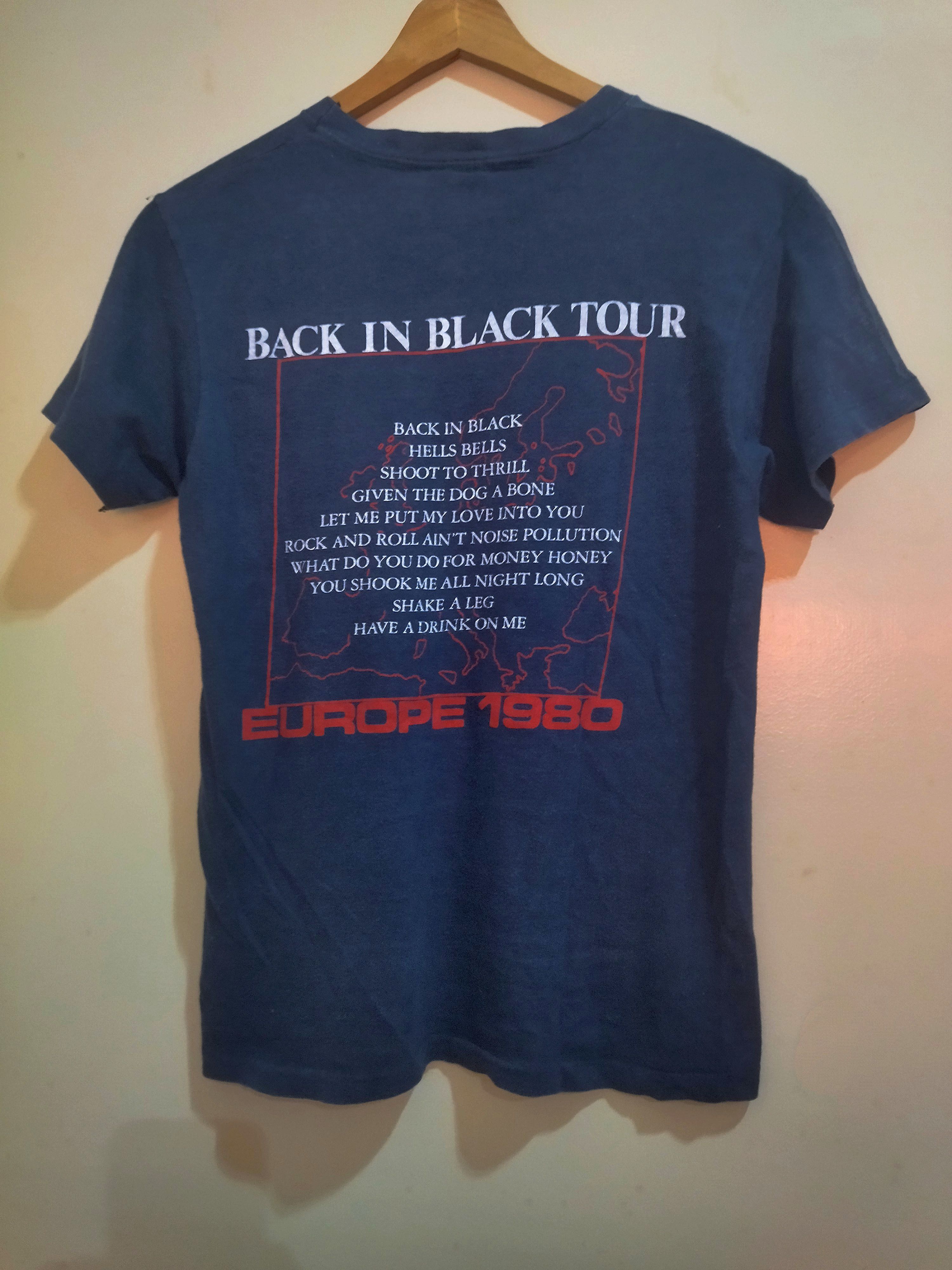 Vintage Vintage 80s ACDC Europe Tour made in USA Size S / US 4 / IT 40 - 7 Thumbnail
