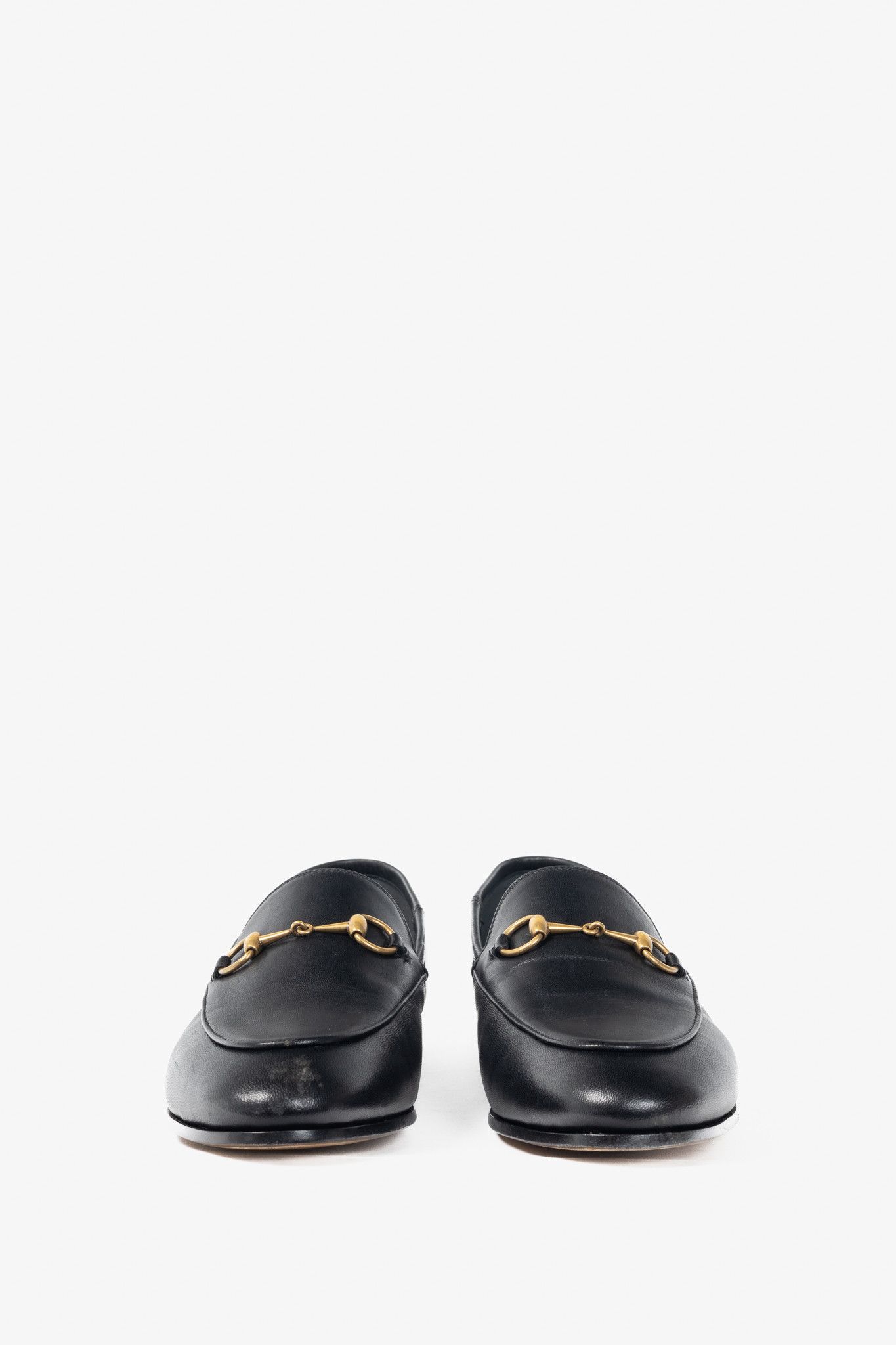 Gucci Gucci Nero Agnello Plonge Horsebit Loafers Size US 8.5 / IT 38.5 - 2 Thumbnail