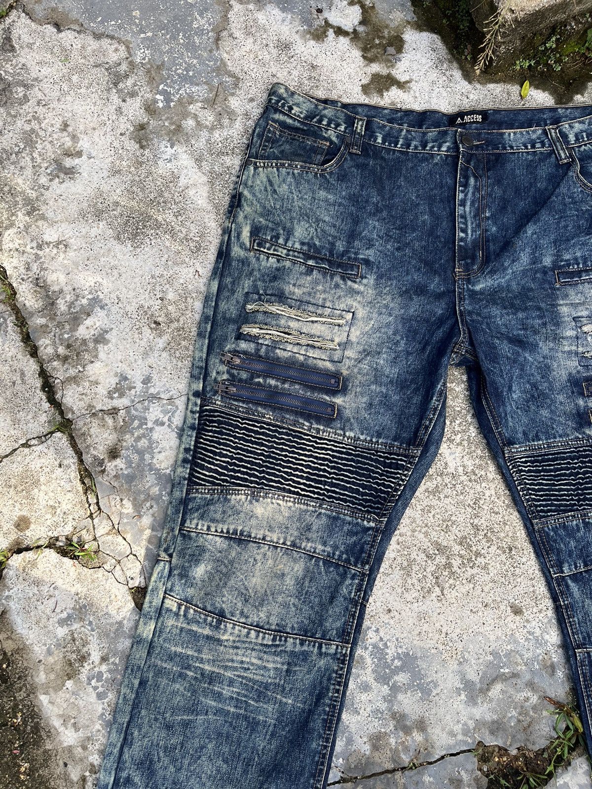 If Six Was Nine × Japanese Brand × Le Grande Bleu (L.G.B.) Baggy Crazy LGB Inspired Denim Size US 38 / EU 54 - 14 Thumbnail