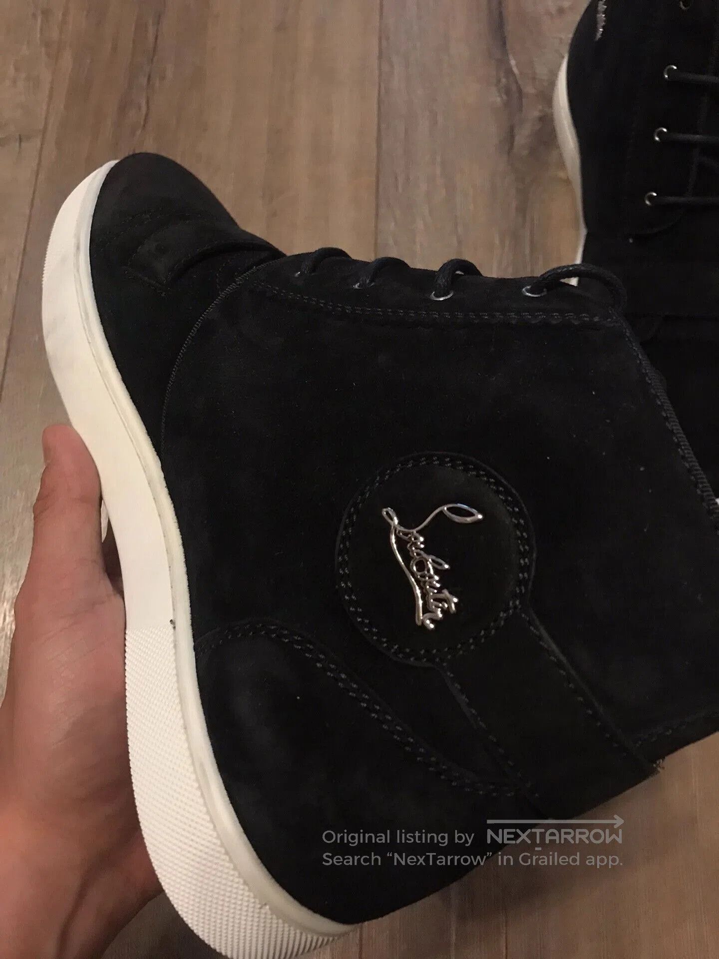 Christian Louboutin Christian Louboutin High-Top Suede Casual Shoes. Size US 9 / EU 42 - 5 Thumbnail