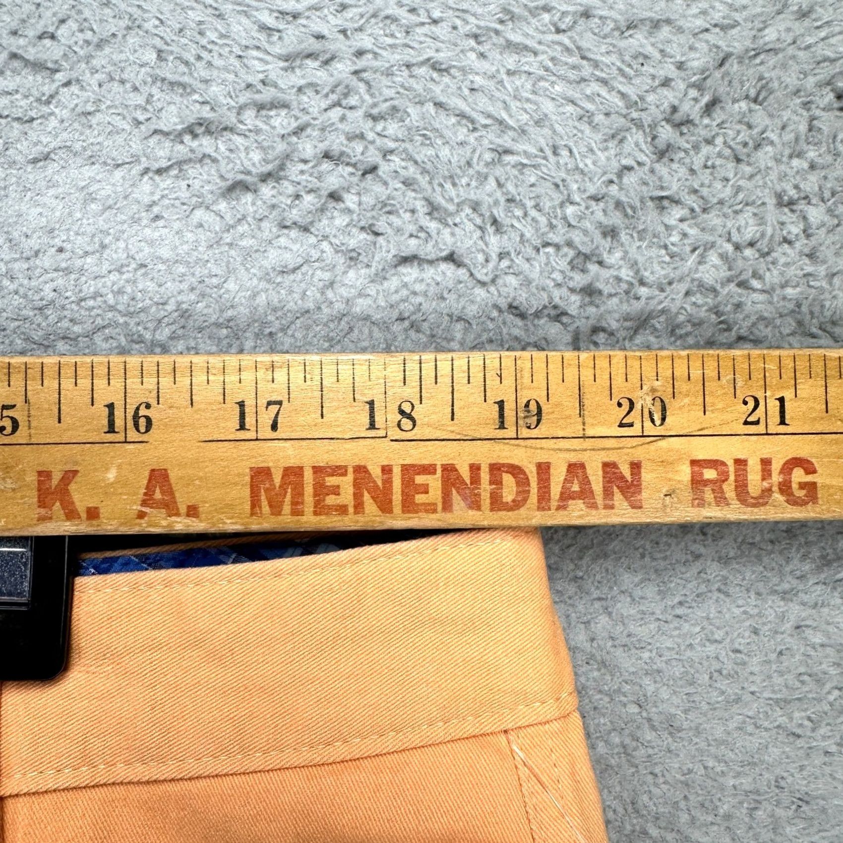 Chaps Chaps Khakis Shorts Mens 38 Orange 100% Cotton Flat Front Casual Pockets NEW Size US 38 / EU 54 - 5 Thumbnail