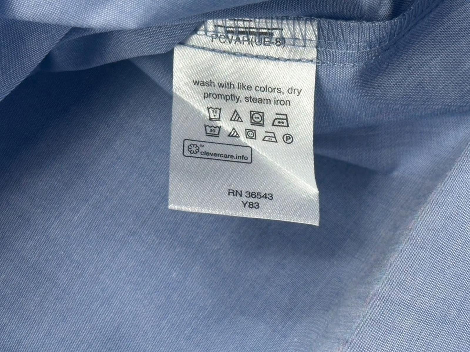 Van Heusen Van Heusen Stain Shield Stretch Regular Fit Blue Men's L Size 42R - 6 Thumbnail